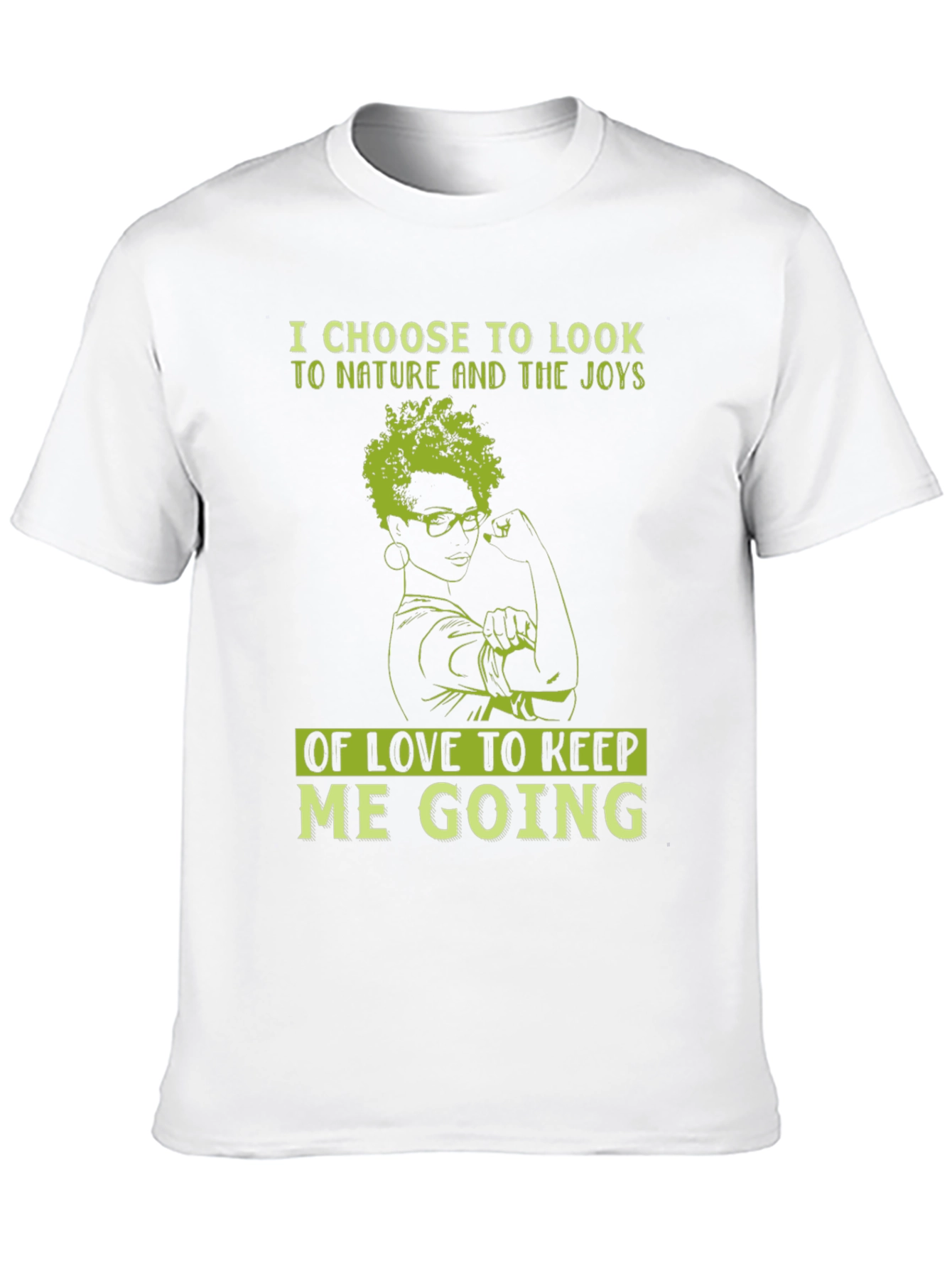 Nature & Love T-Shirt - Inspirational Graphic Tee