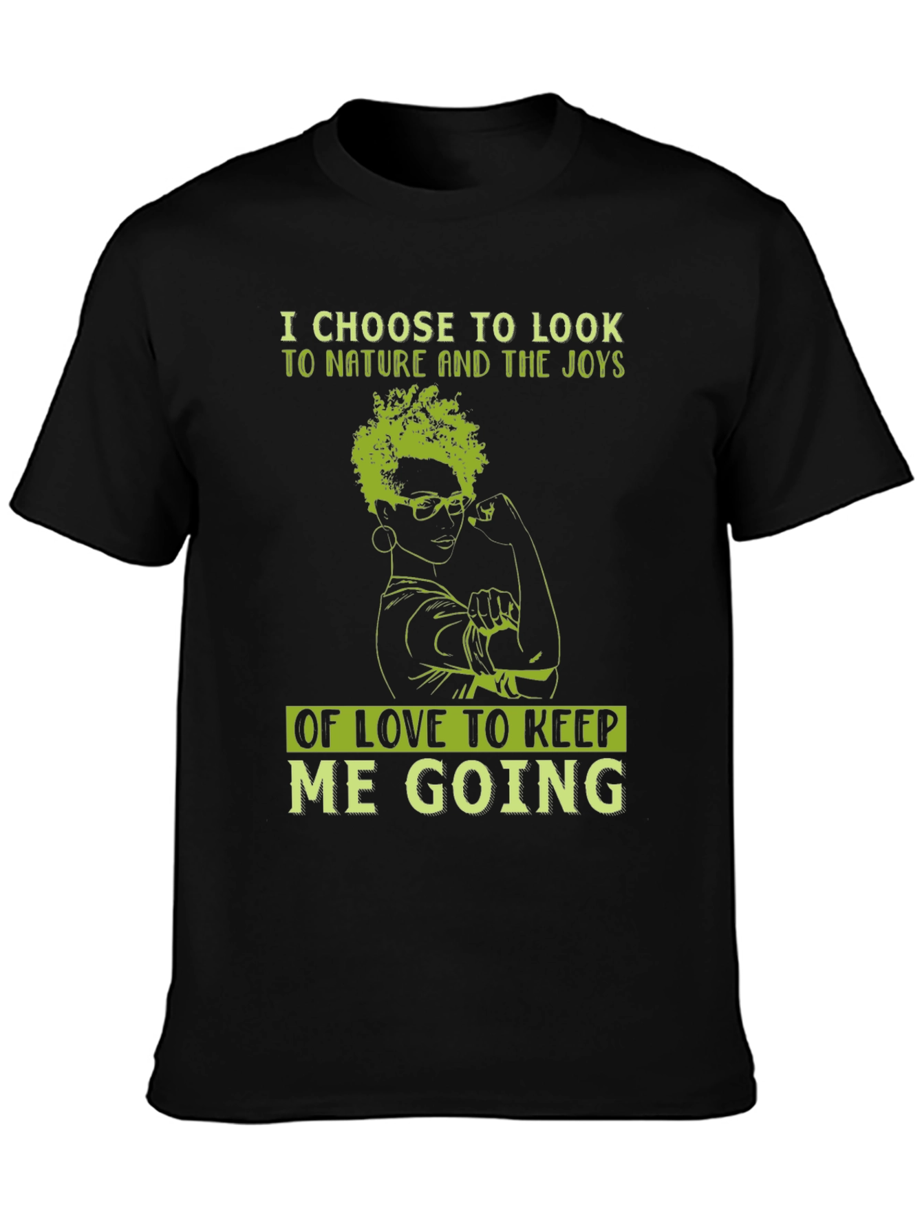 Nature & Love T-Shirt - Inspirational Graphic Tee