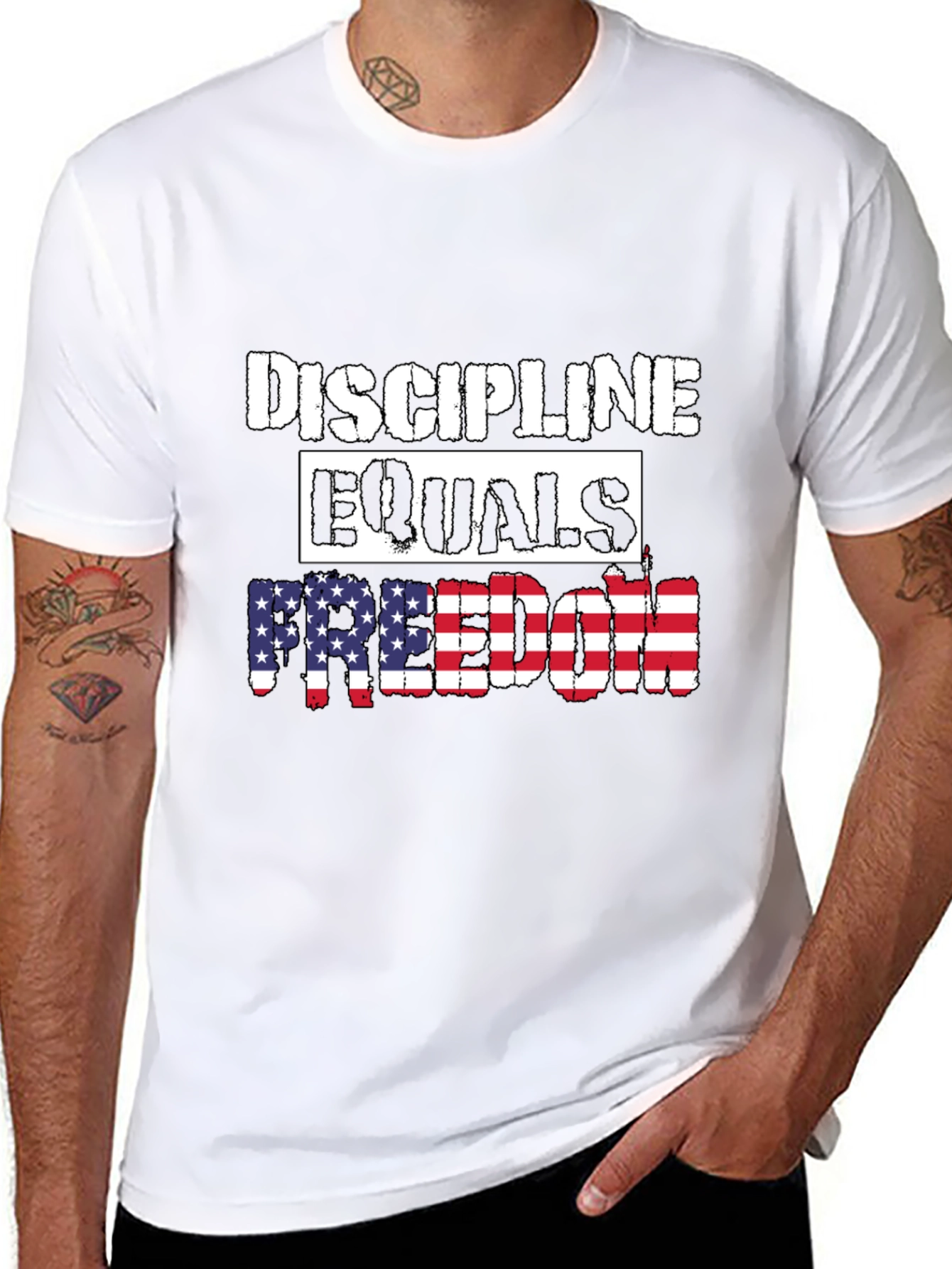 Discipline Equals Freedom Patriotic T-Shirt