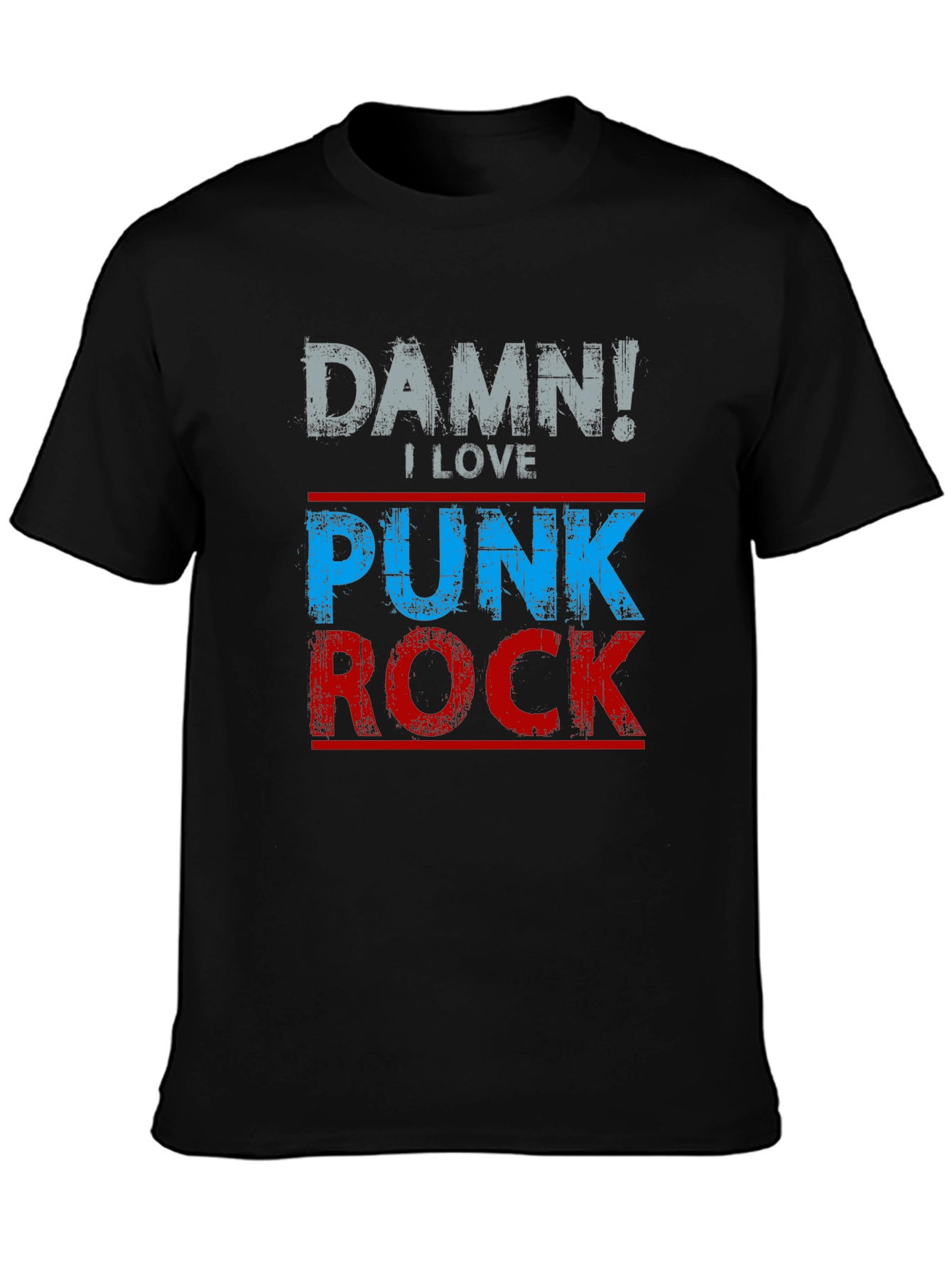Damn! I Love Punk Rock Graphic Tee