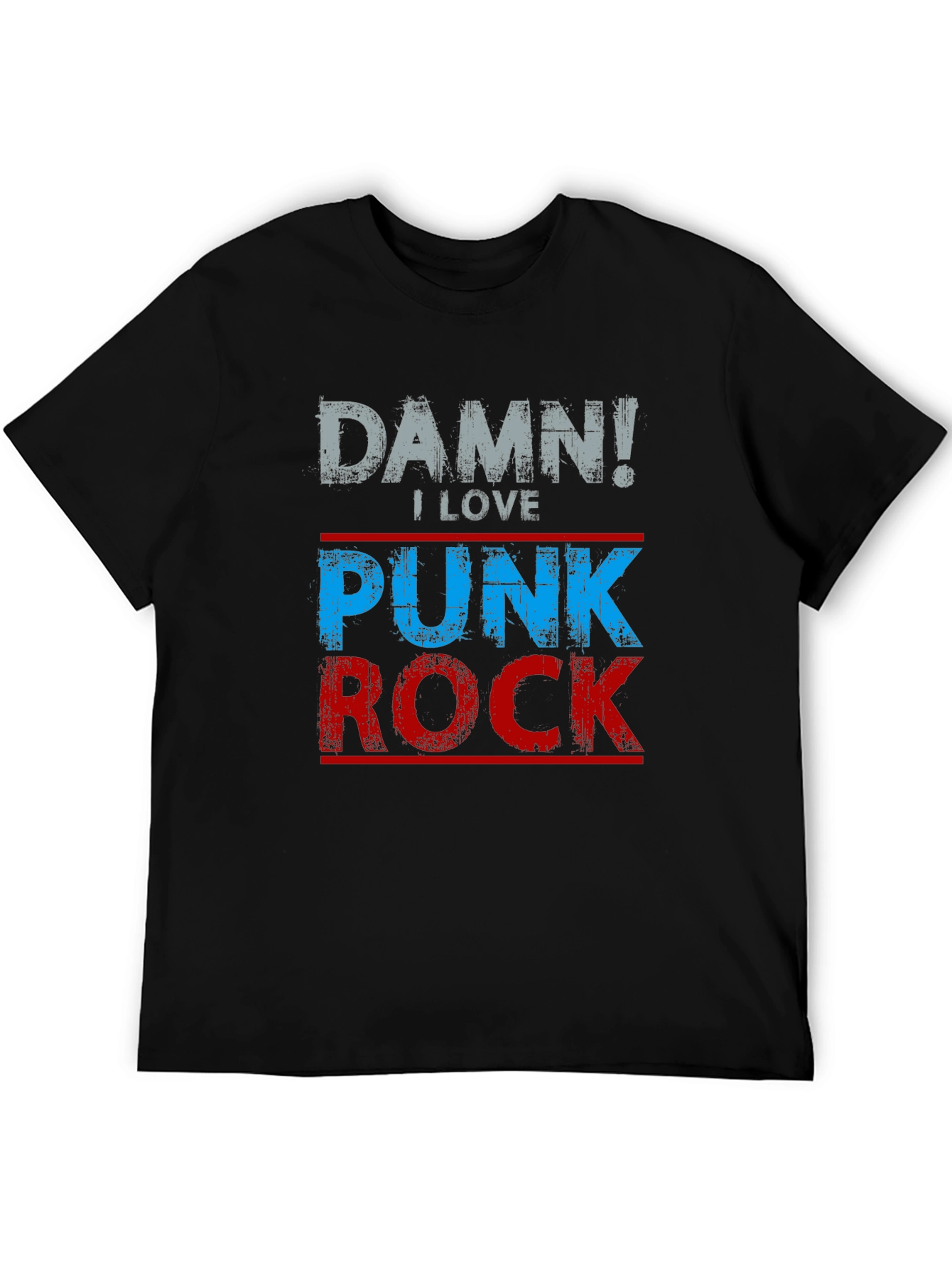 Damn! I Love Punk Rock Graphic Tee