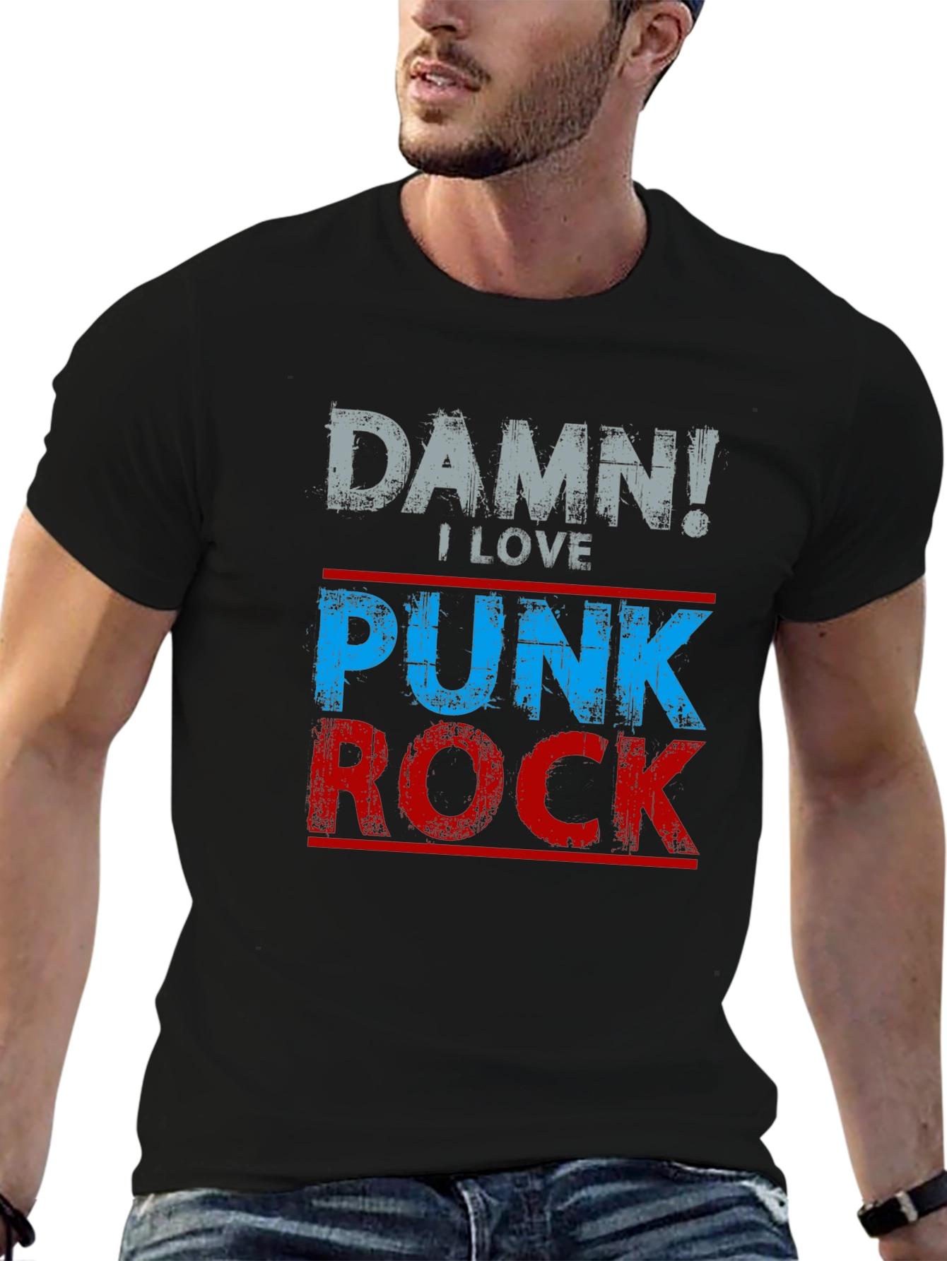 Damn! I Love Punk Rock Graphic Tee