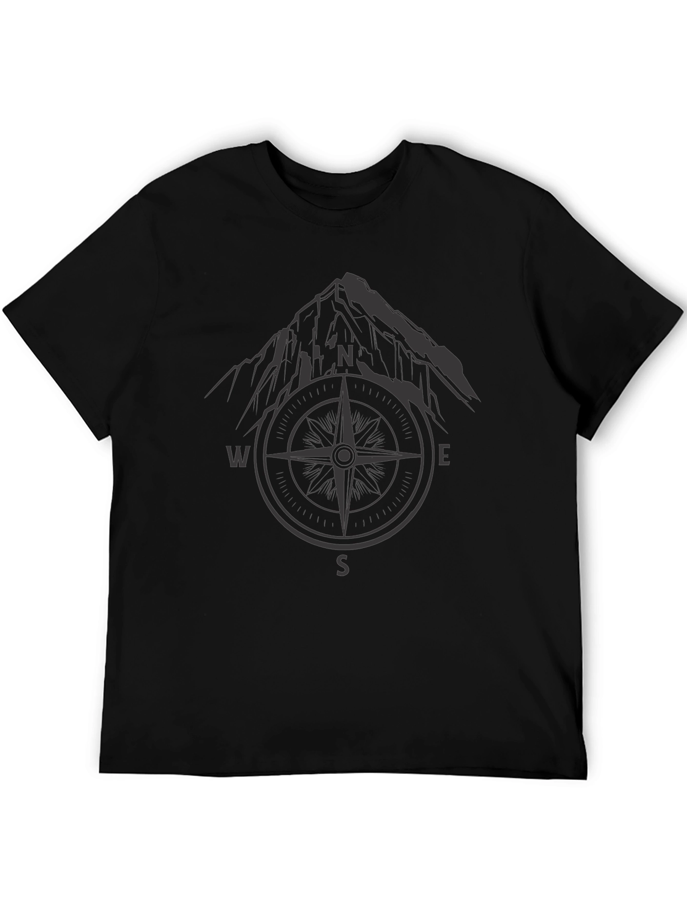 Mountain Compass Graphic T-Shirt