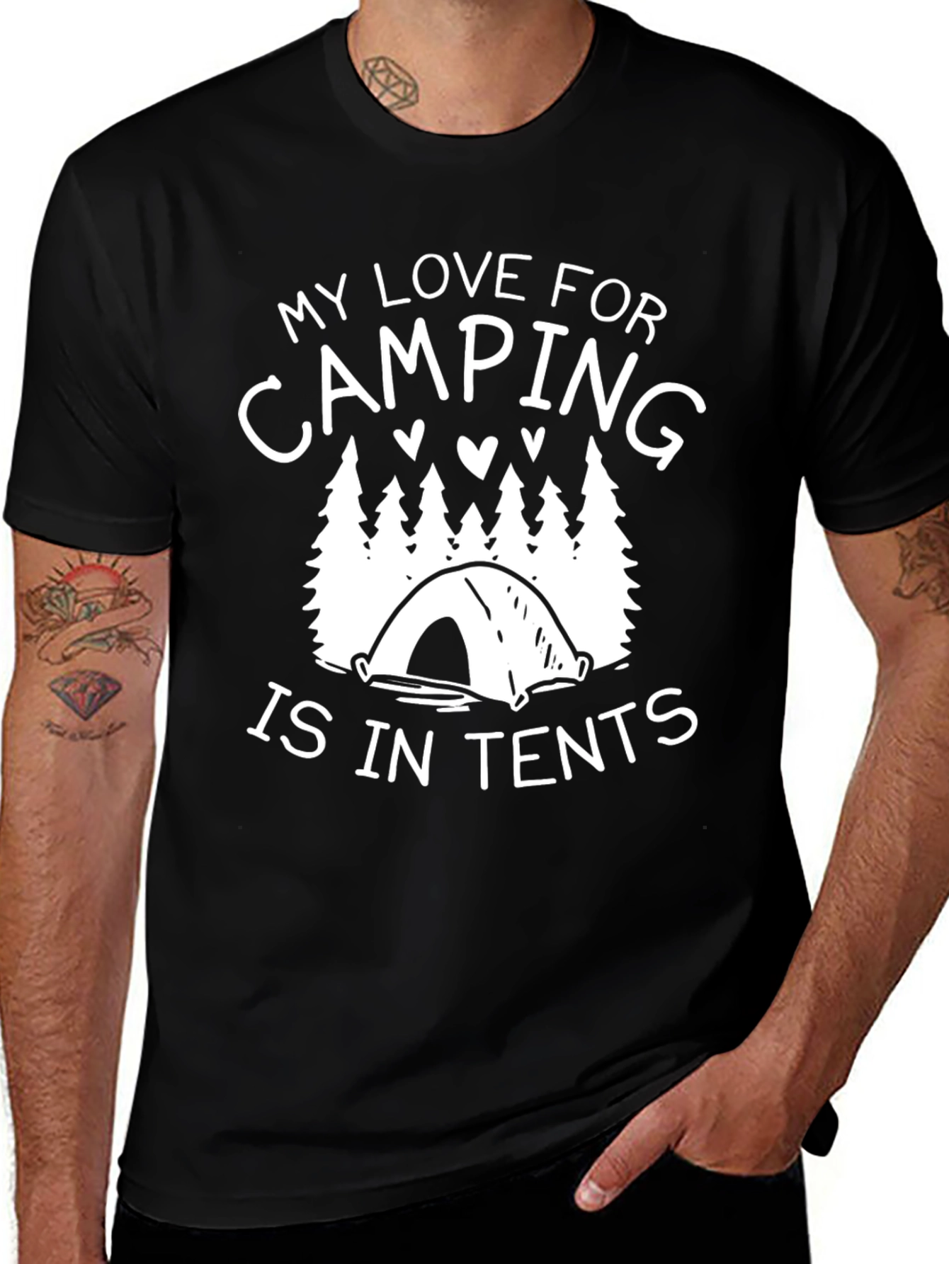 Camping Lover Tee - In Tents Graphic