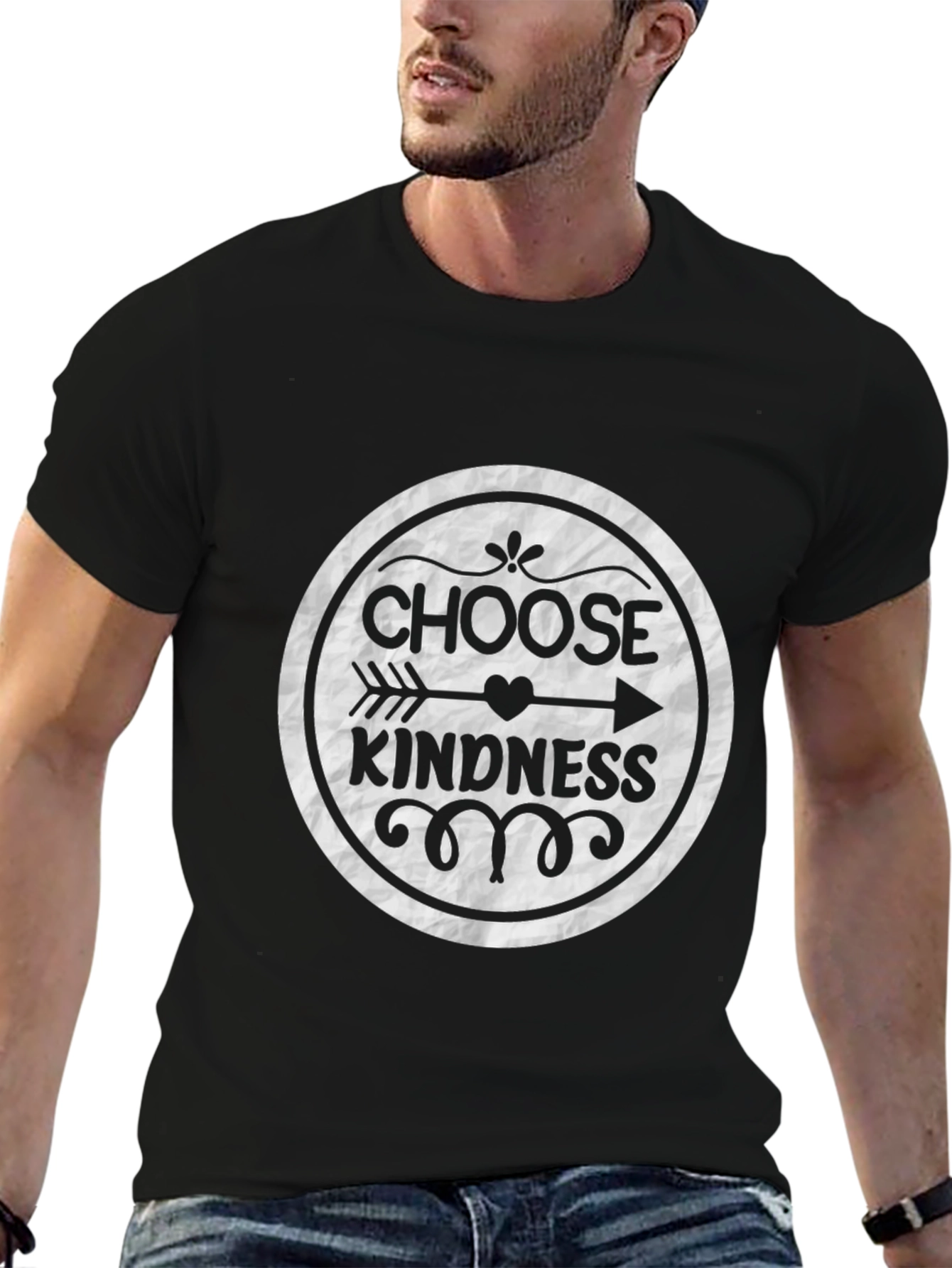 Choose Kindness Arrow T-Shirt - Black