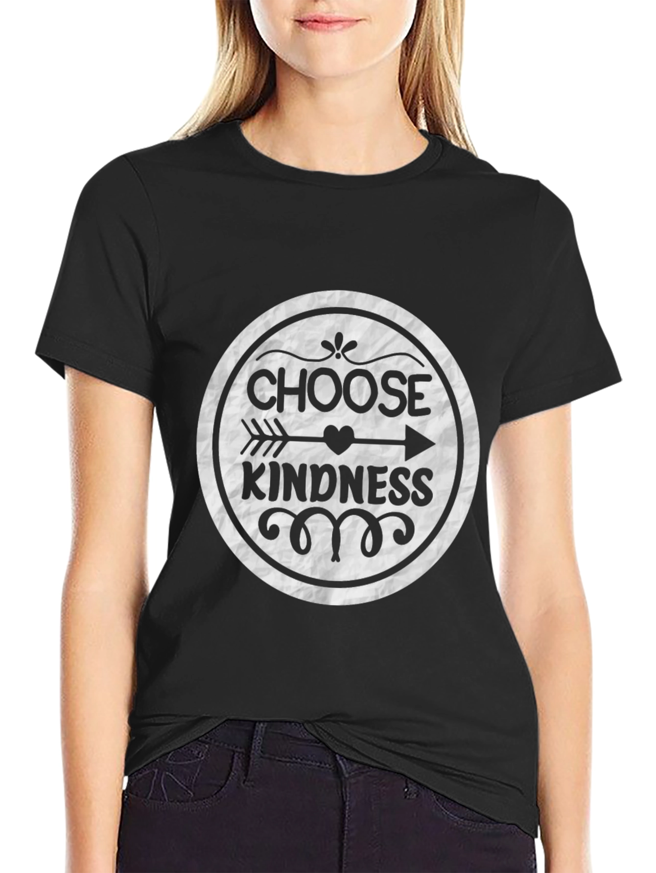 Choose Kindness Arrow T-Shirt - Black