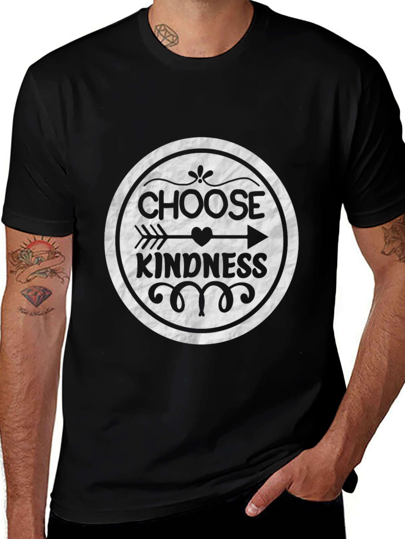 Choose Kindness Arrow T-Shirt - Black