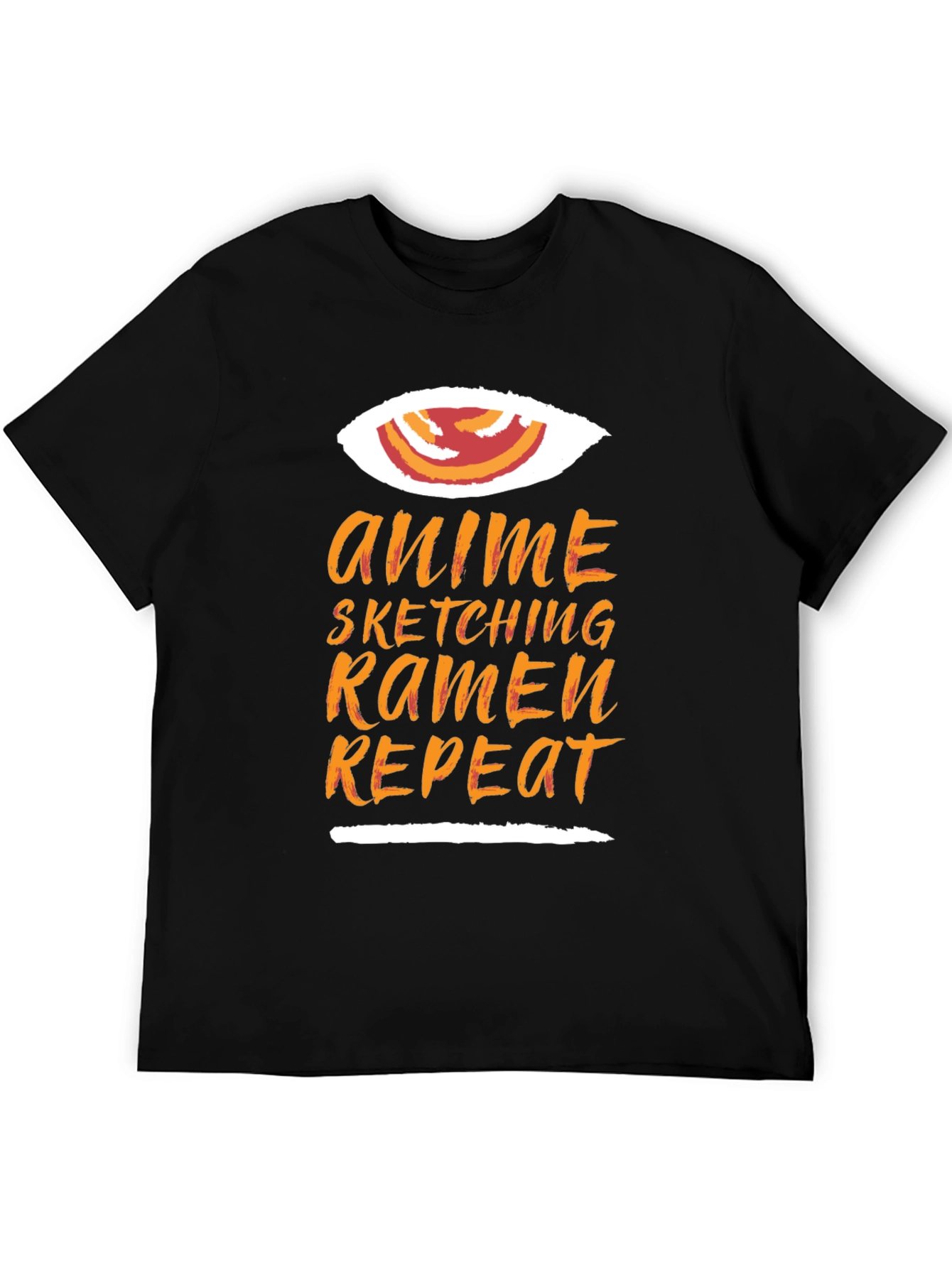 Anime Sketching Ramen Repeat Graphic Tee