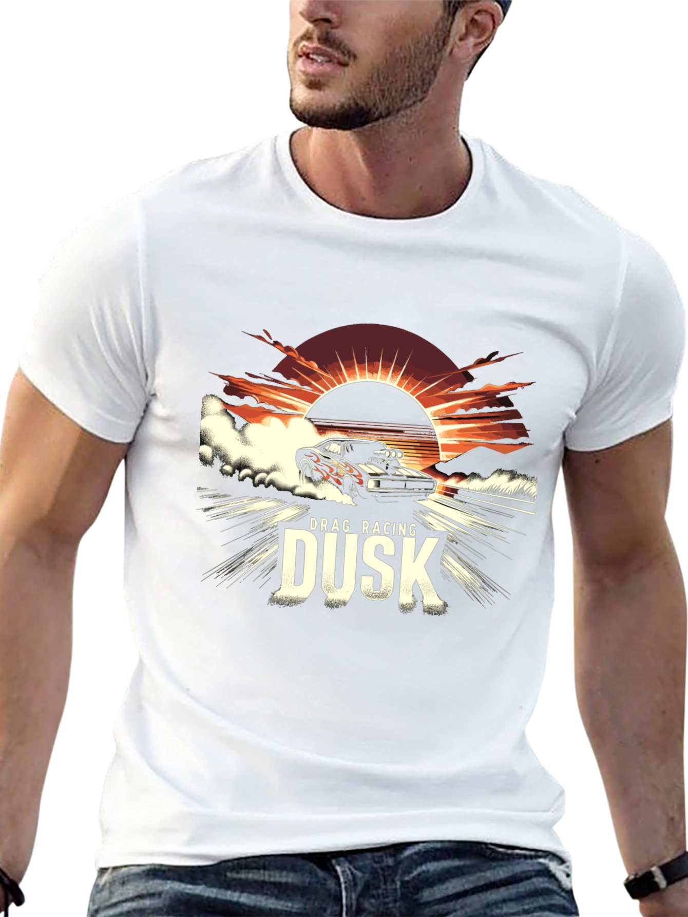 Drag Racing Dusk T-Shirt - Muscle Car Tee