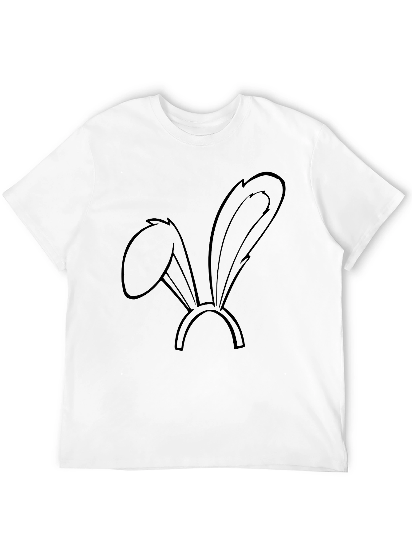 Bunny Ears Graphic Tee - Black
