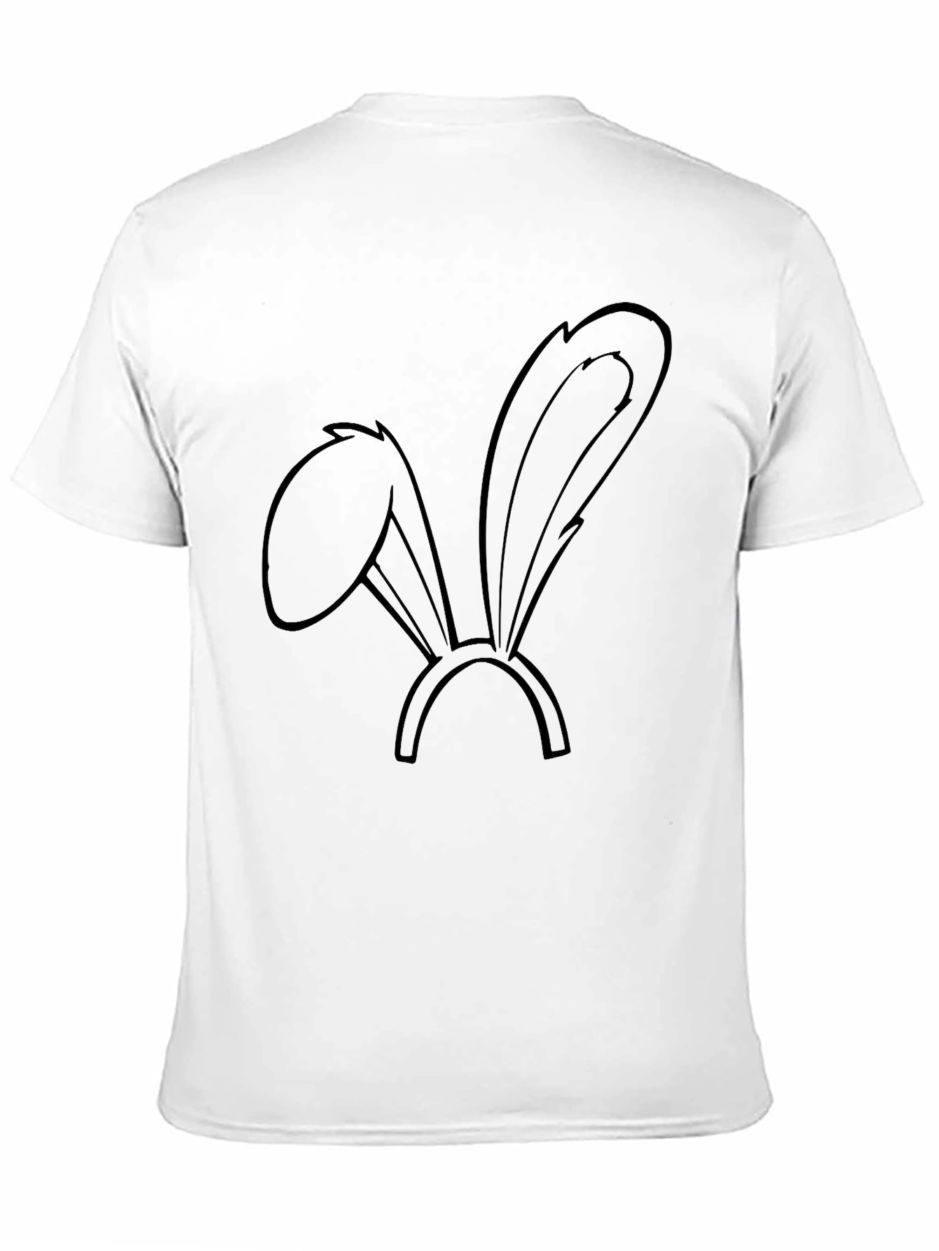 Bunny Ears Graphic Tee - Black