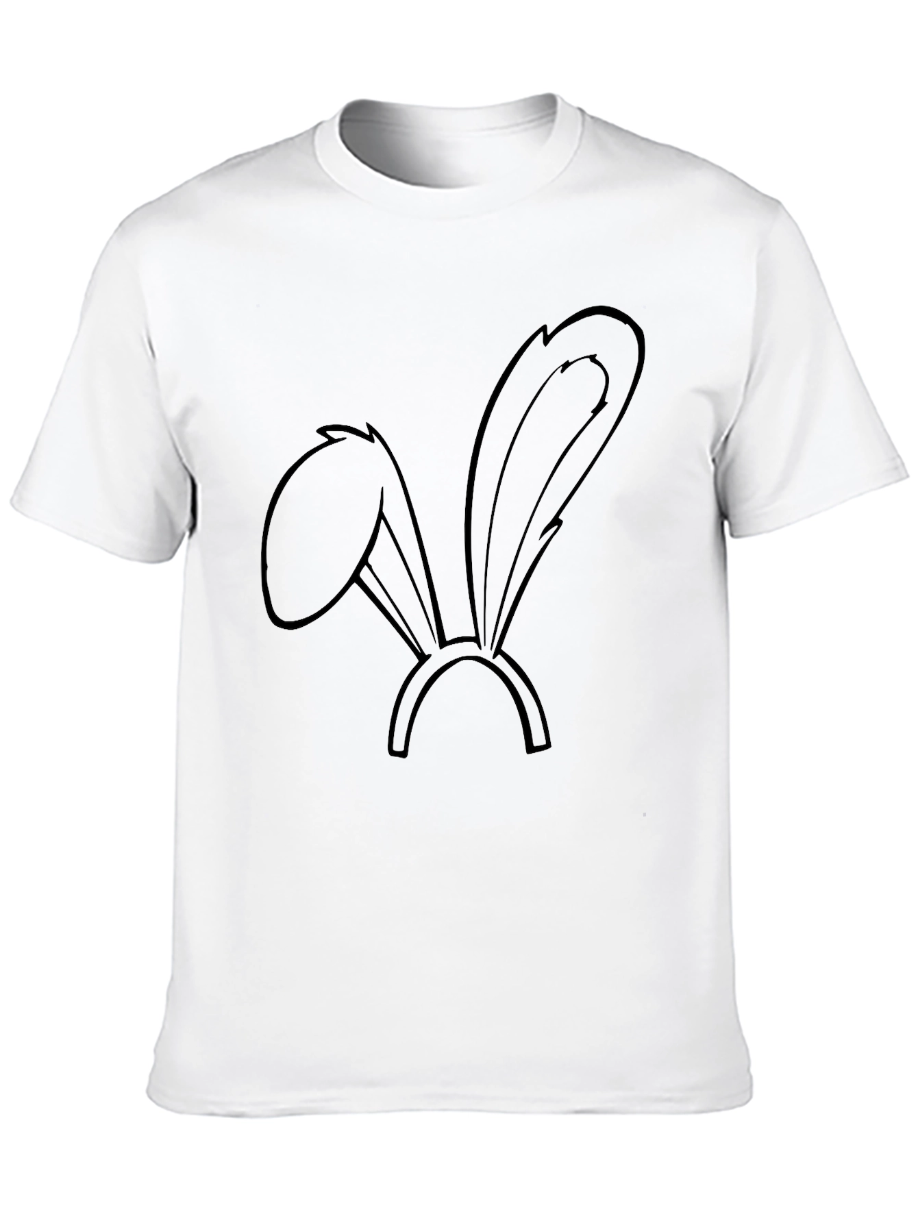 Bunny Ears Graphic Tee - Black
