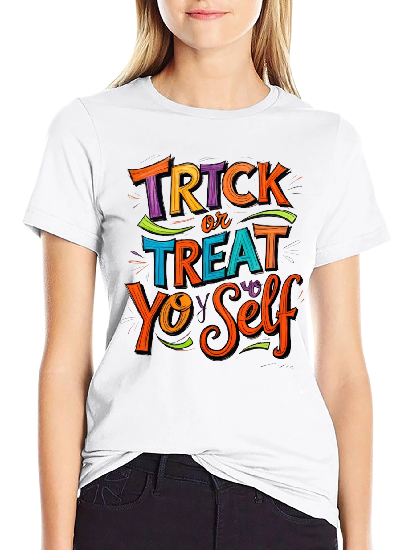 Trick or Treat Yo Self Halloween T-Shirt