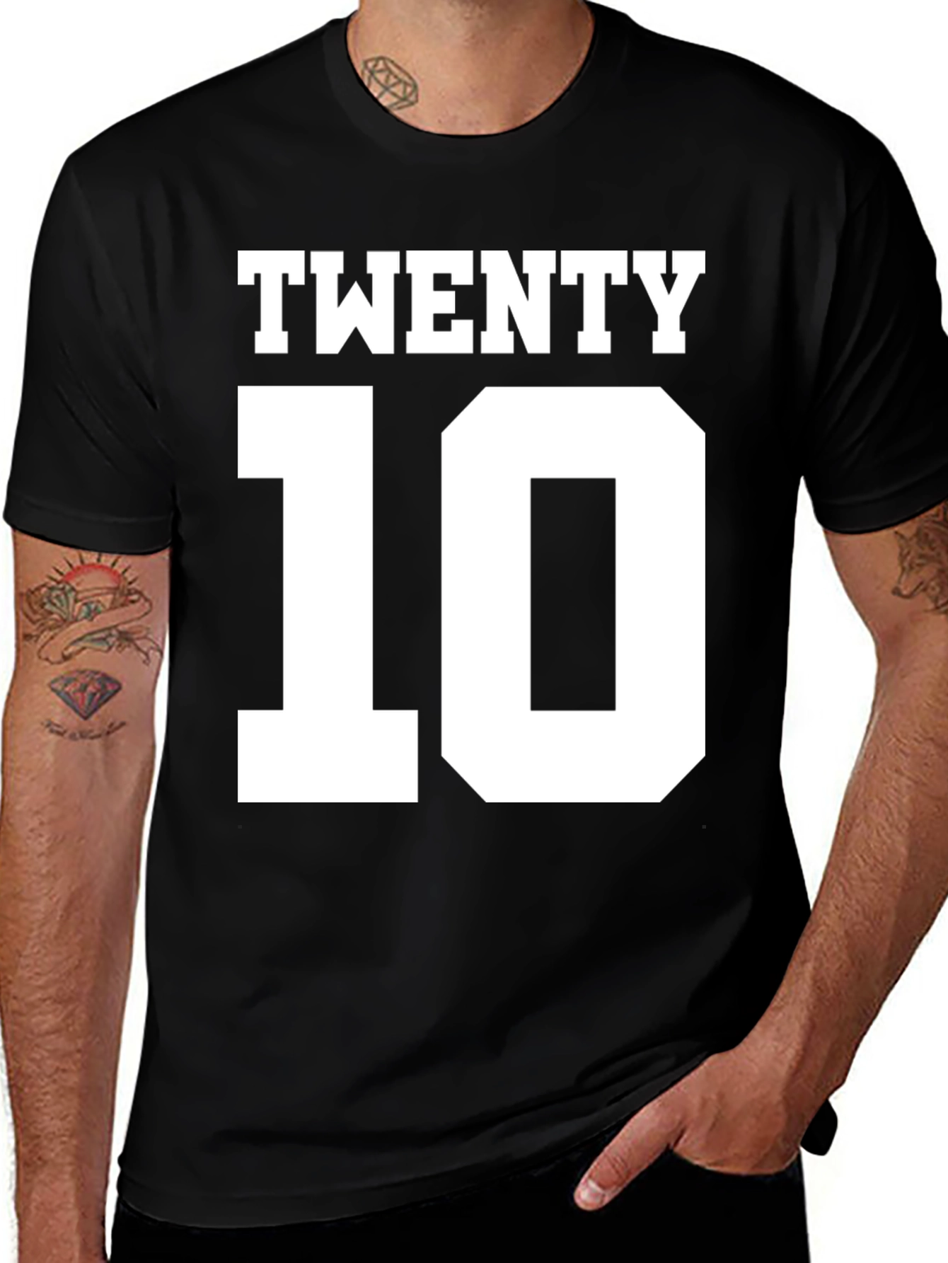 Twenty 10 Graphic Tee - Black