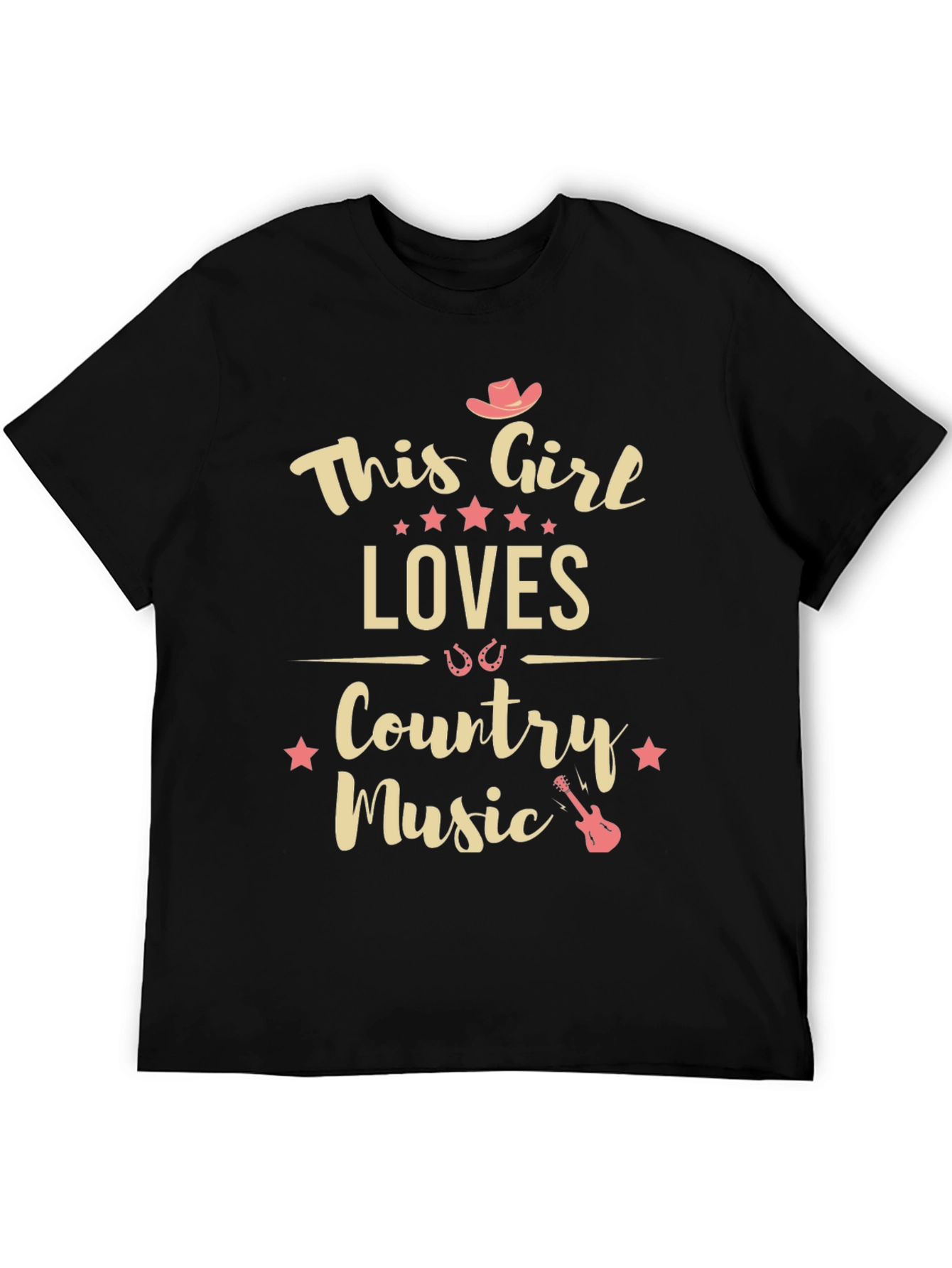 This Girl Loves Country Music Graphic Tee