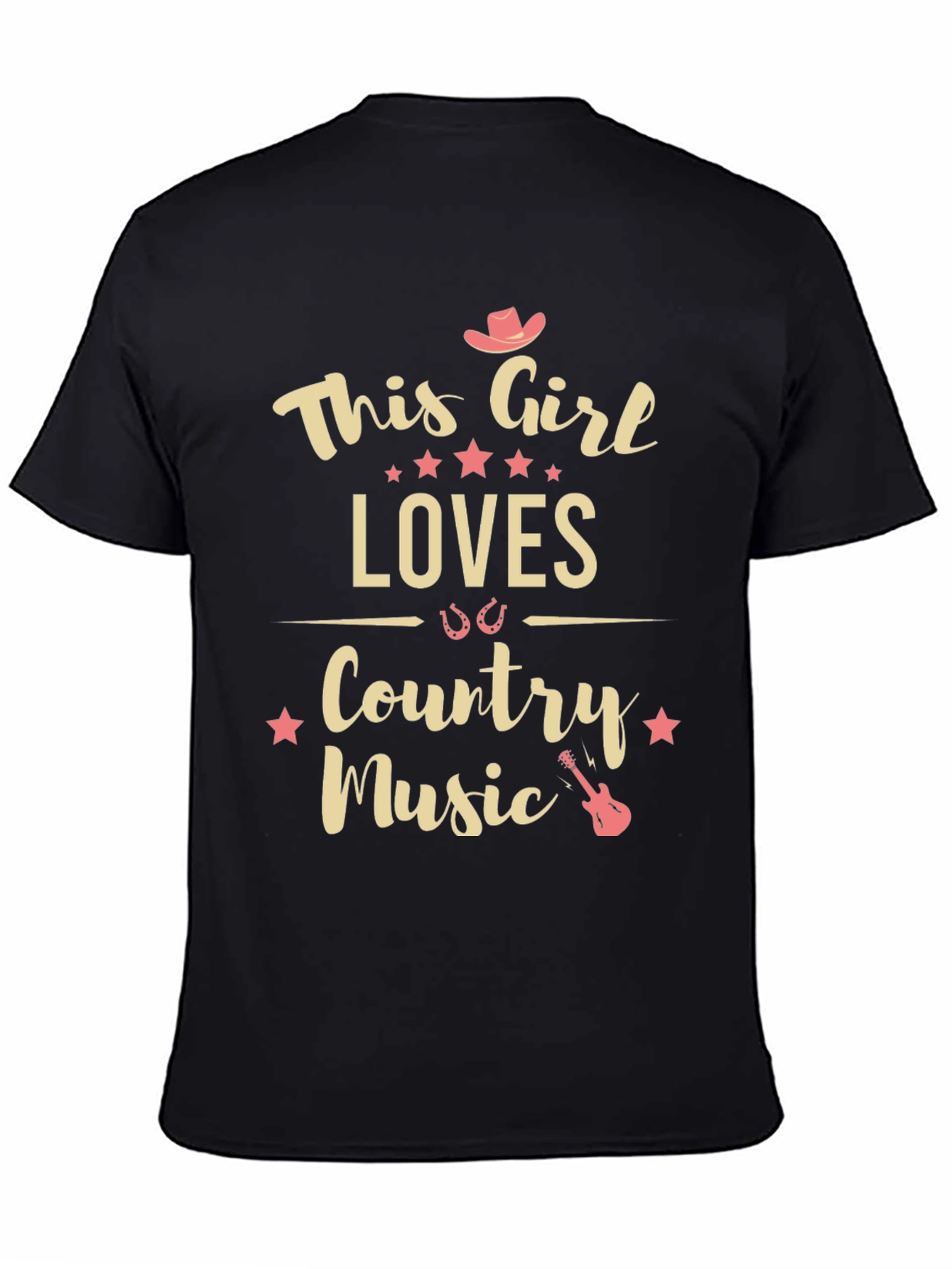 This Girl Loves Country Music Graphic Tee