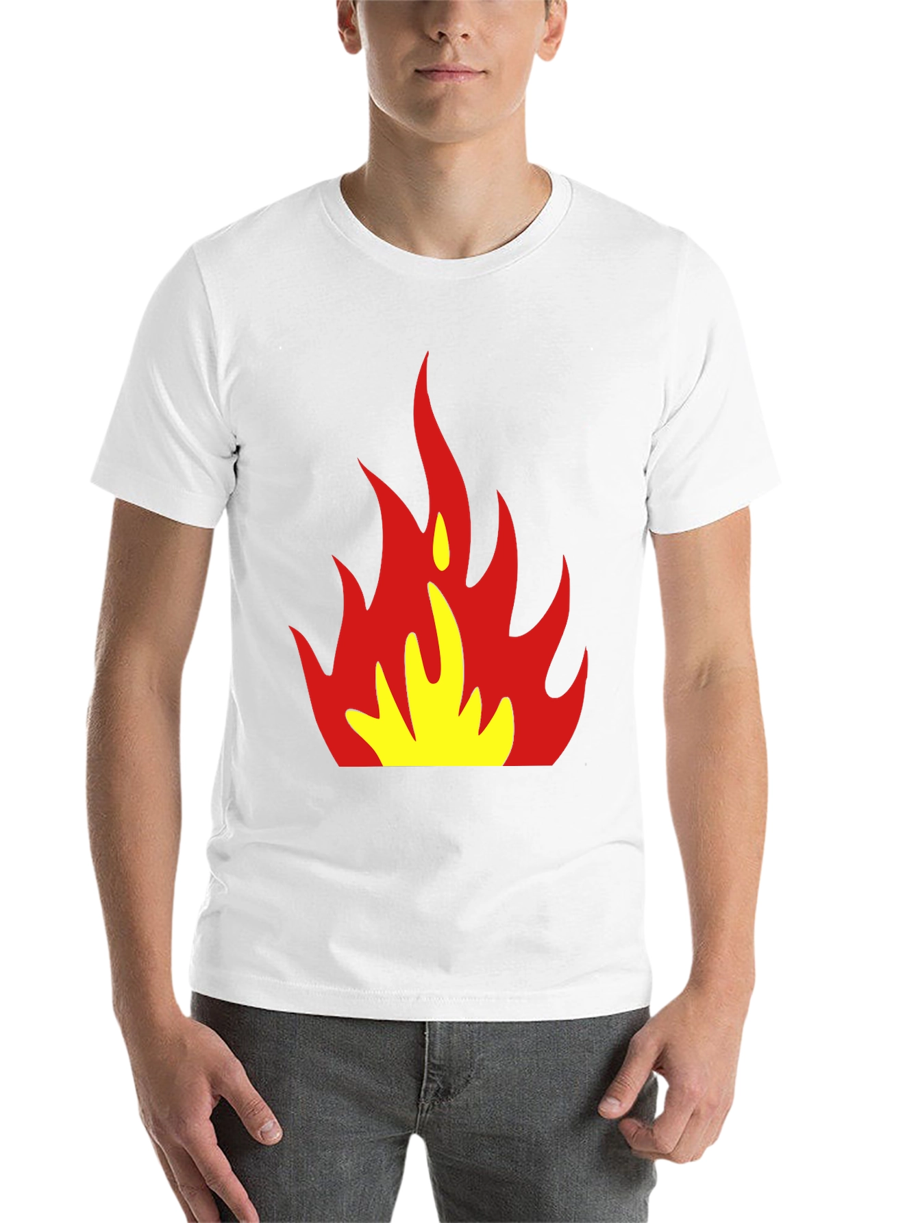 Flaming Hot Graphic Tee - Bold & Trendy