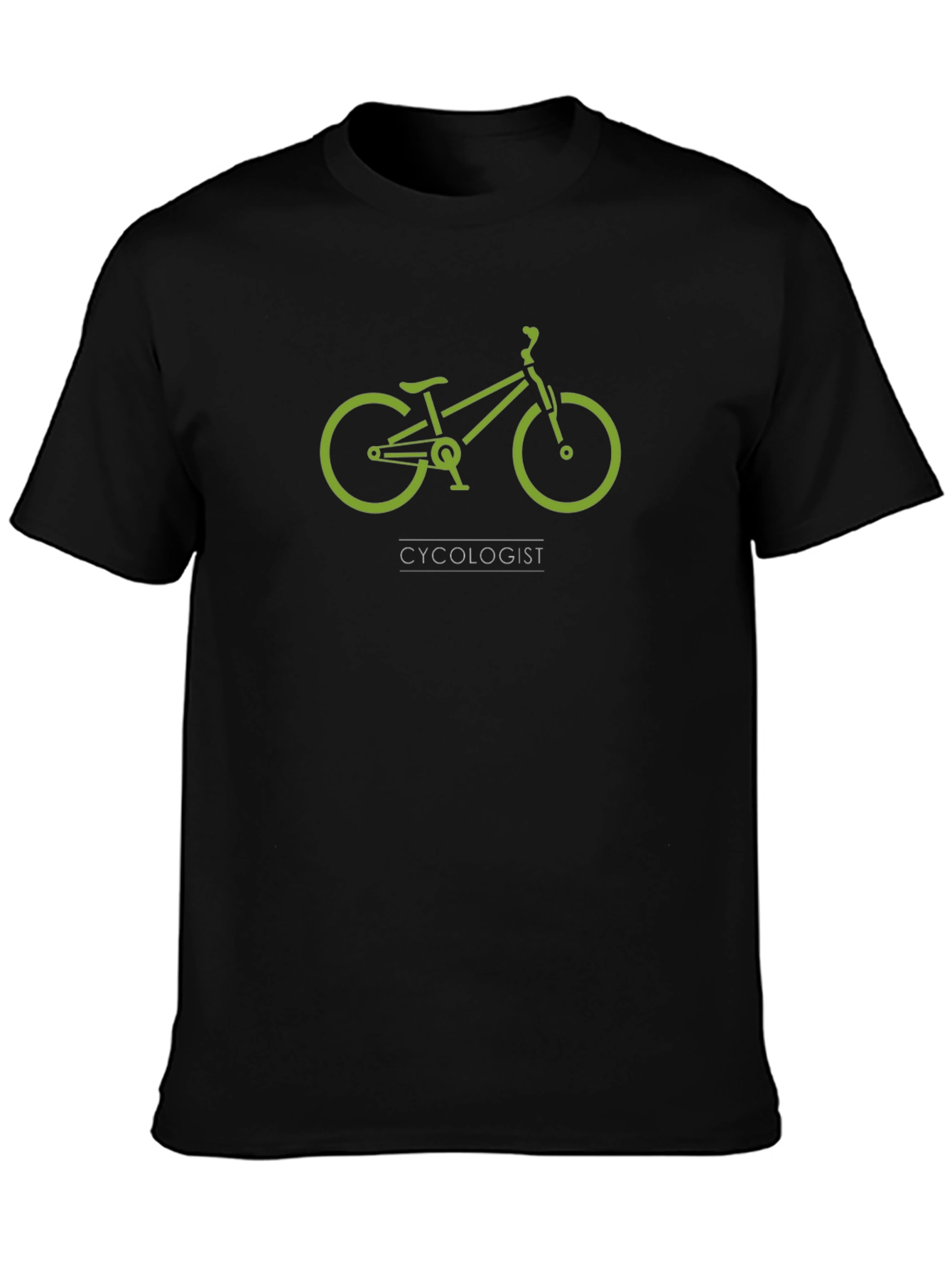 Cyclologist T-Shirt - Black Bike Graphic Tee