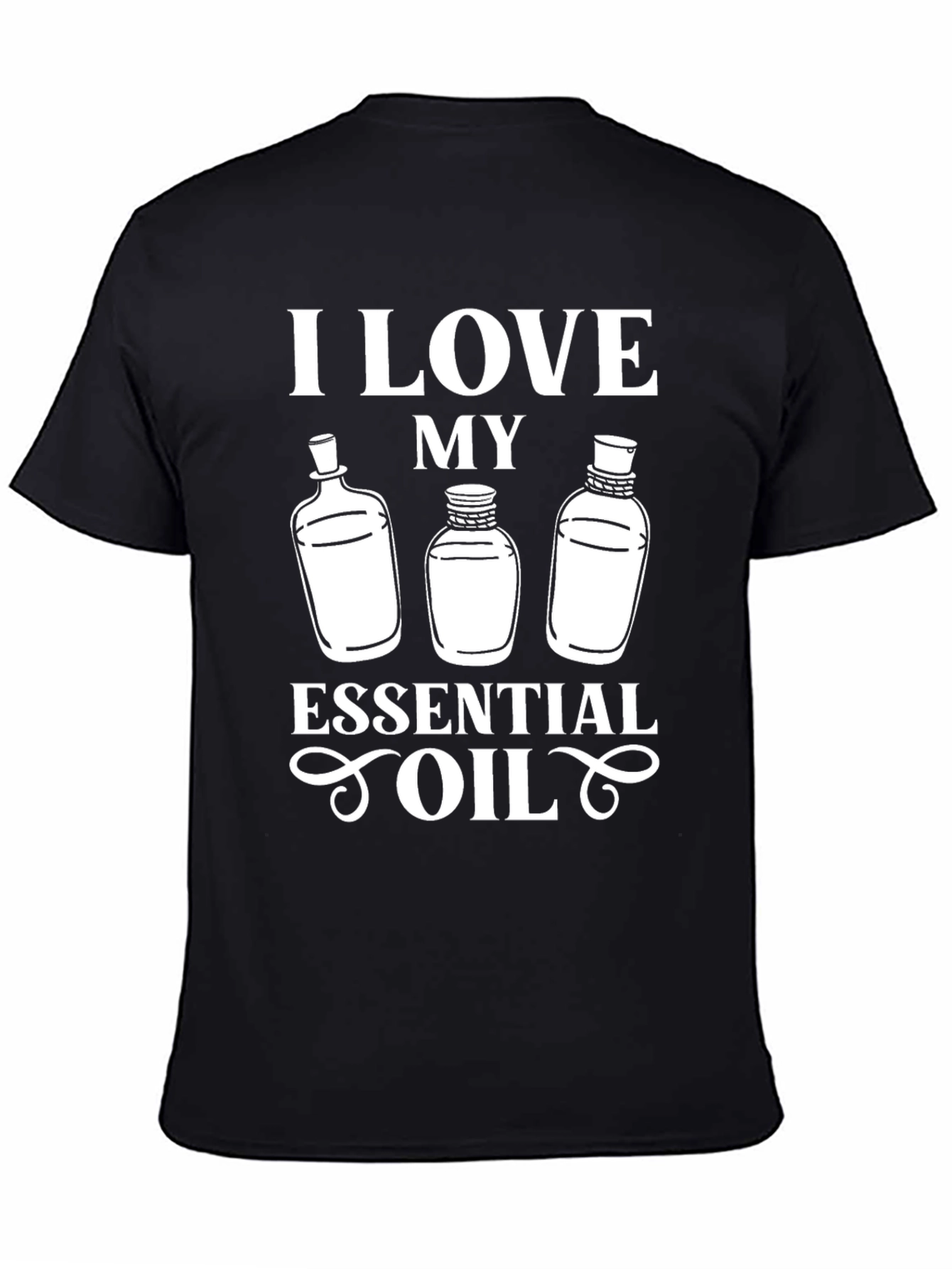 Essential Oil Lover T-Shirt - Black Graphic Tee
