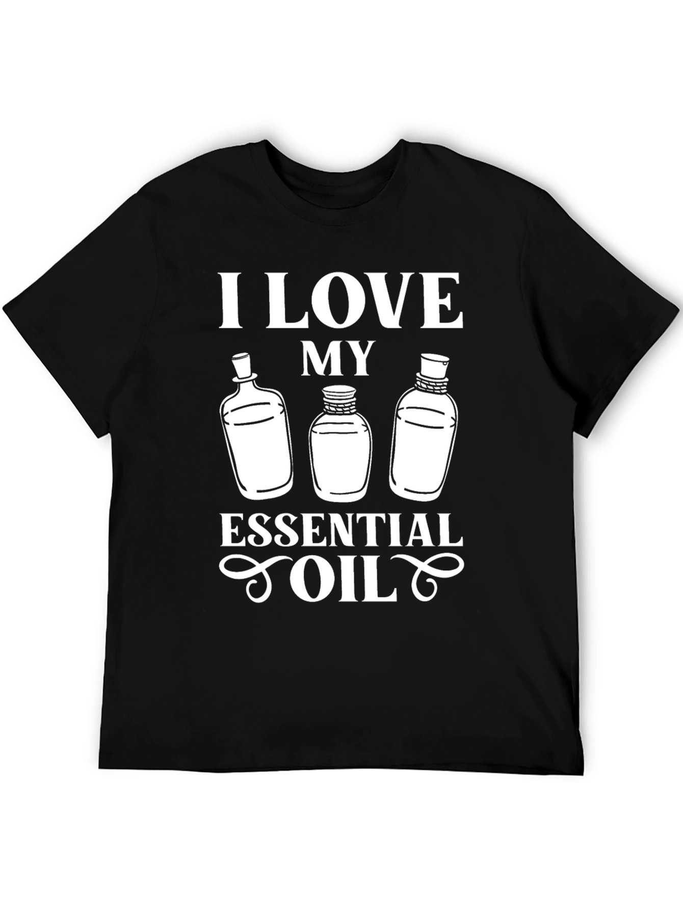Essential Oil Lover T-Shirt - Black Graphic Tee