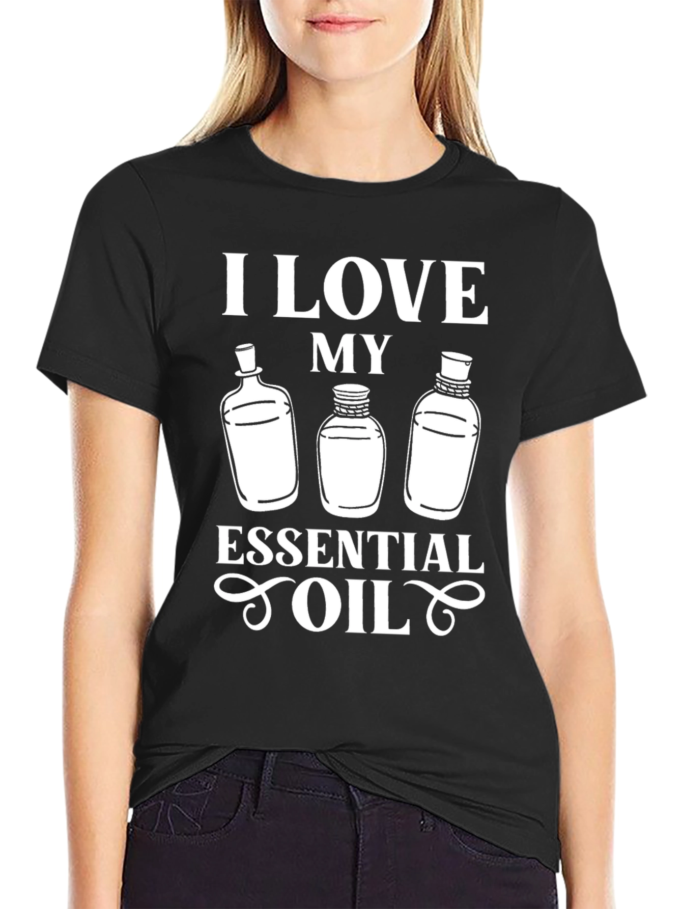 Essential Oil Lover T-Shirt - Black Graphic Tee