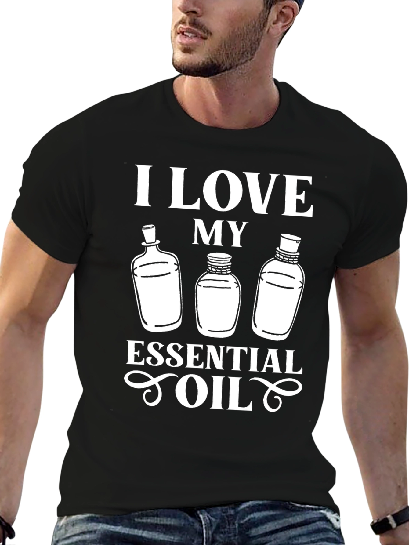 Essential Oil Lover T-Shirt - Black Graphic Tee