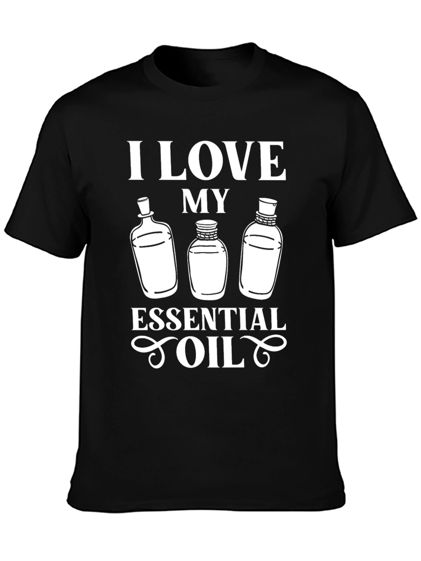 Essential Oil Lover T-Shirt - Black Graphic Tee