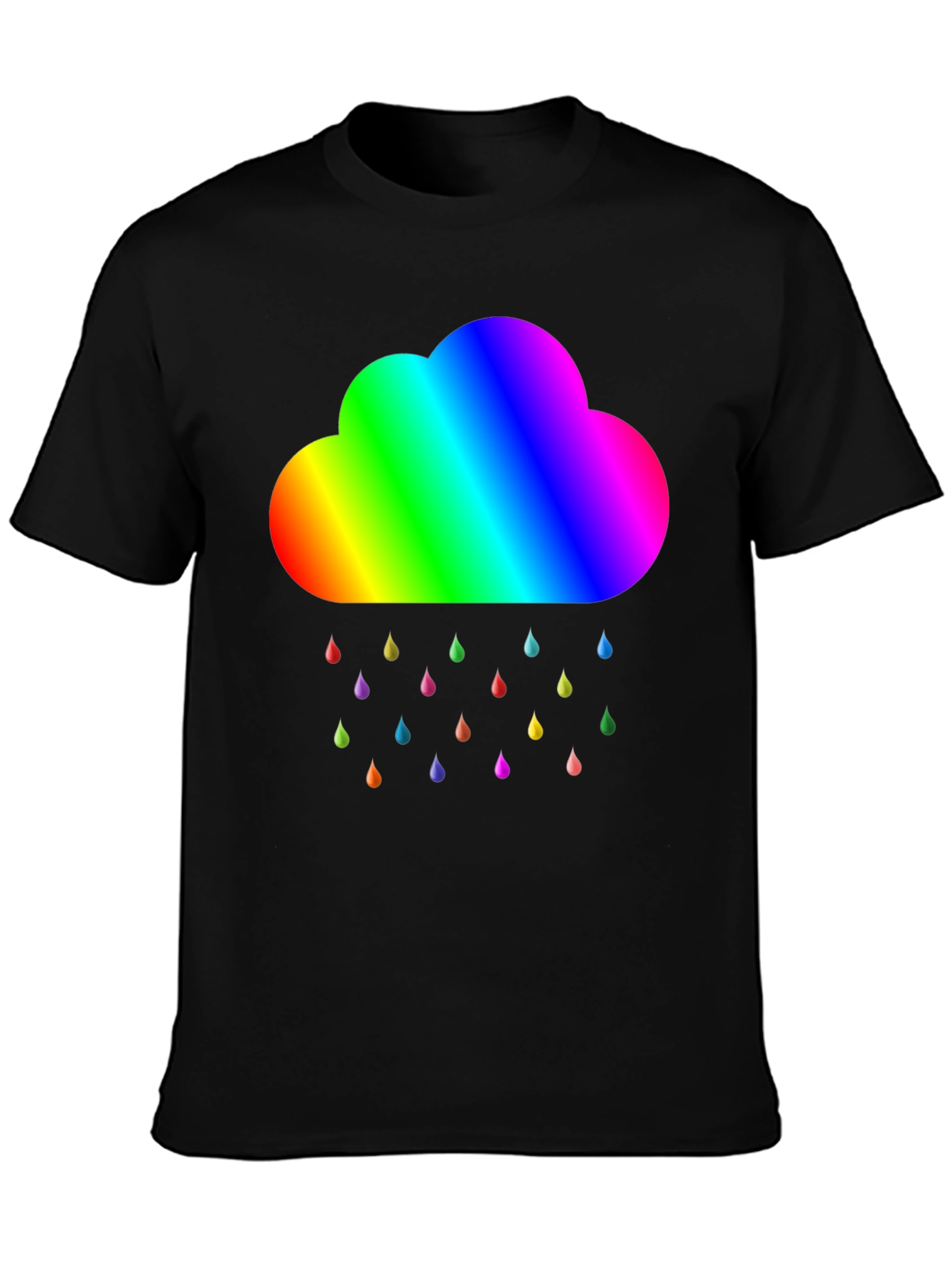 Rainbow Cloud T-Shirt - Pride Weather Tee