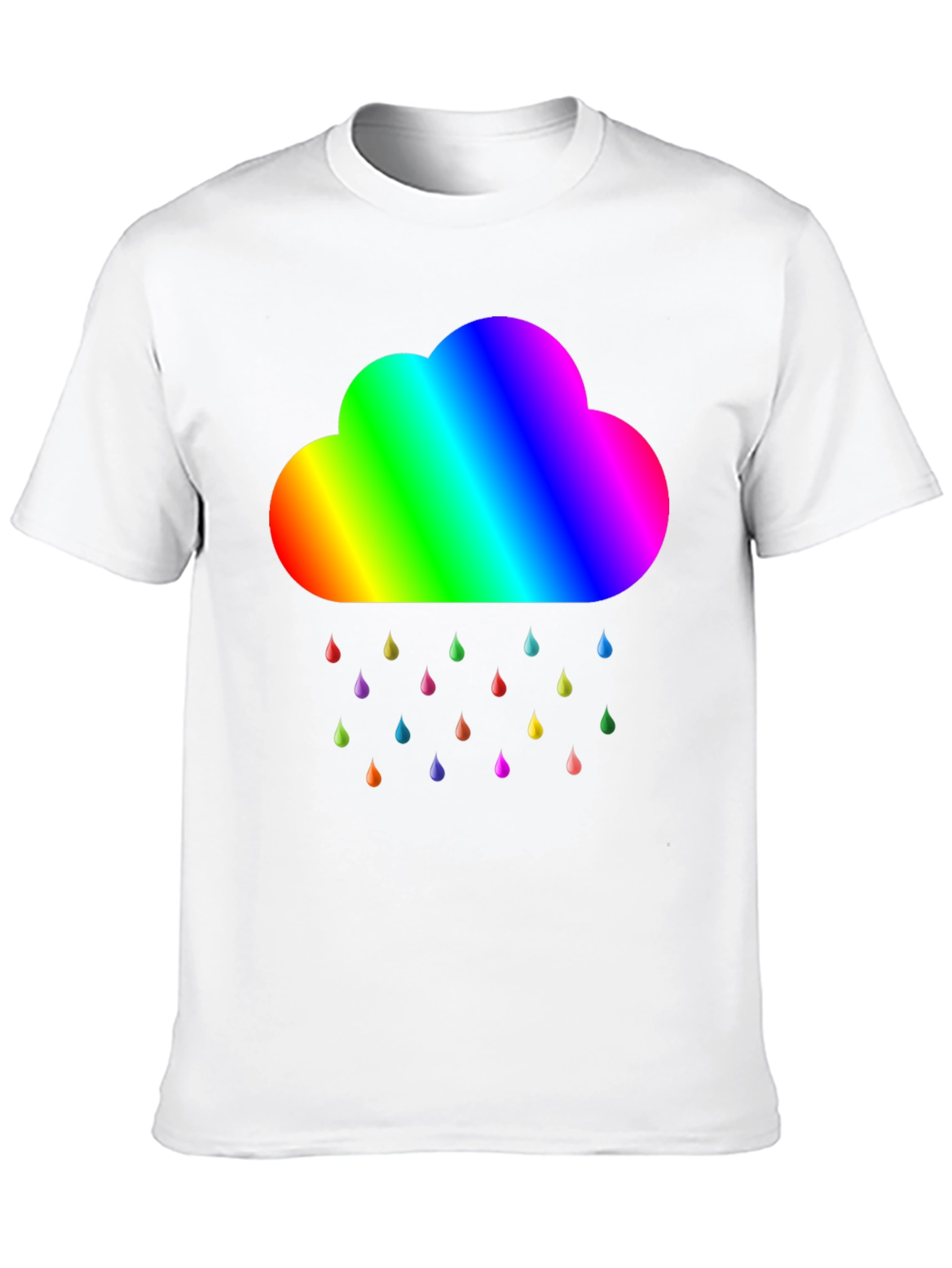Rainbow Cloud T-Shirt - Pride Weather Tee