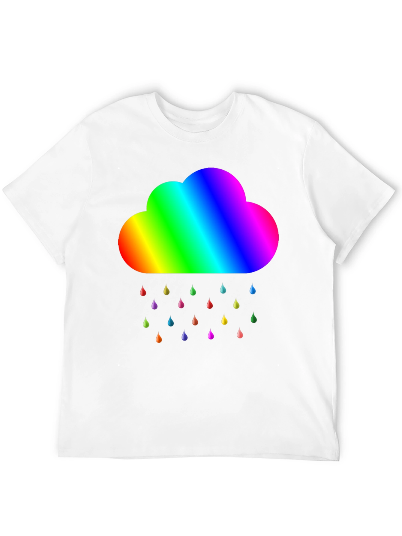 Rainbow Cloud T-Shirt - Pride Weather Tee