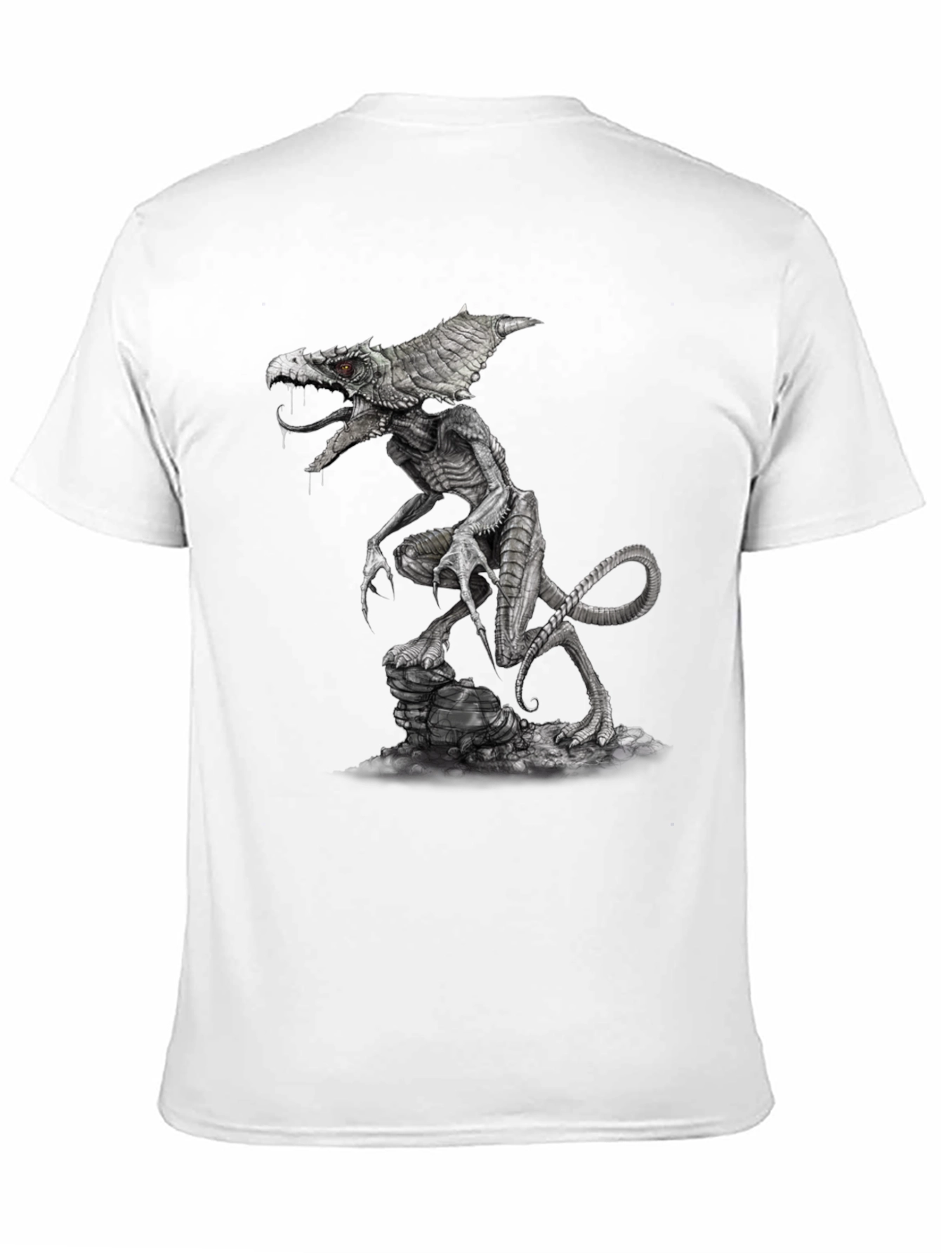 Monster Creature Graphic Tee - Black