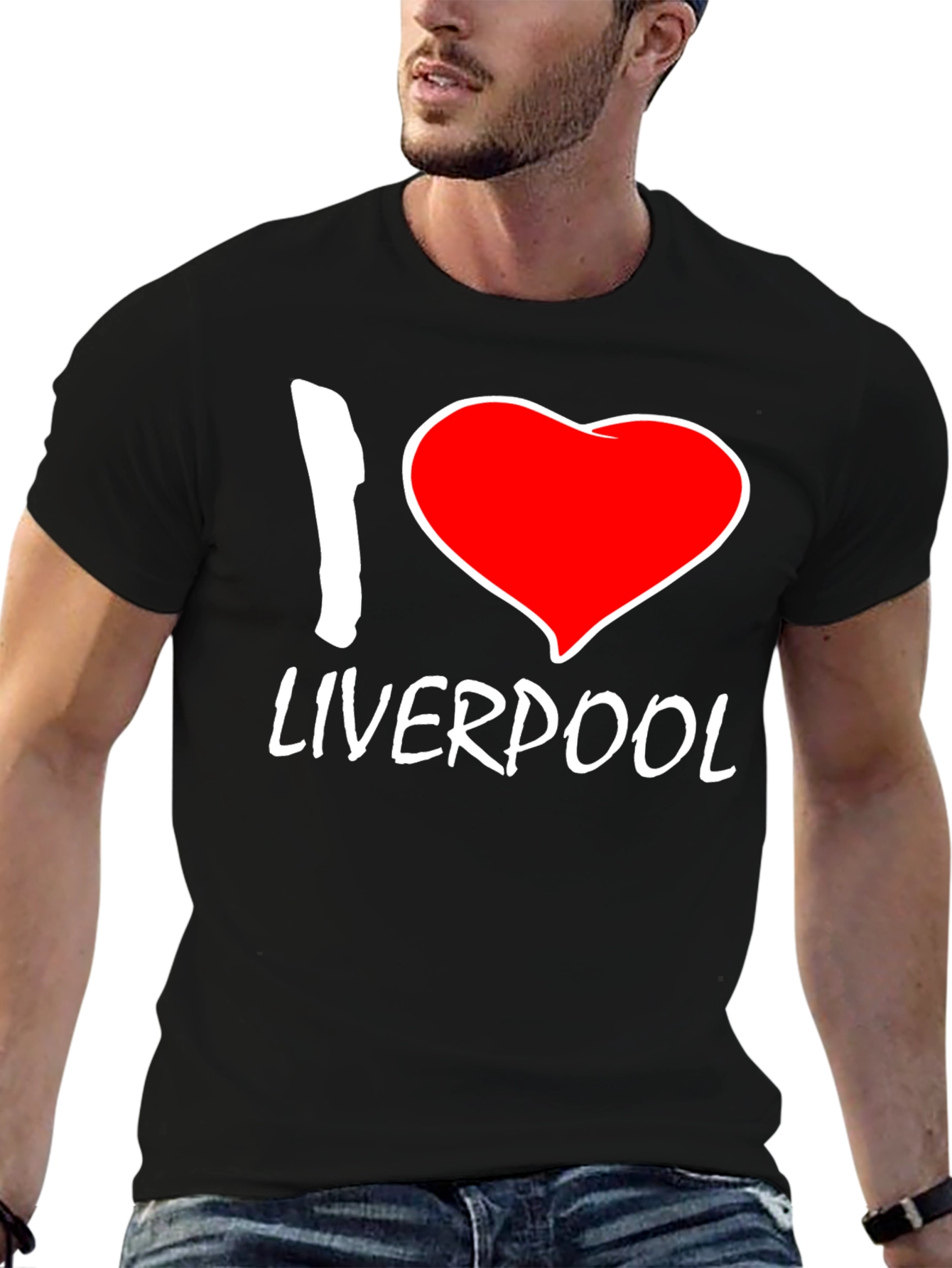 I Heart Liverpool Black T-Shirt