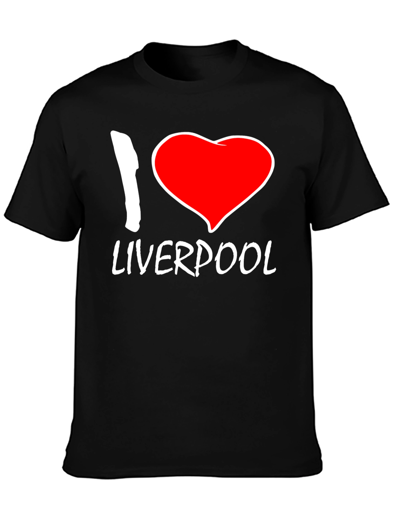 I Heart Liverpool Black T-Shirt