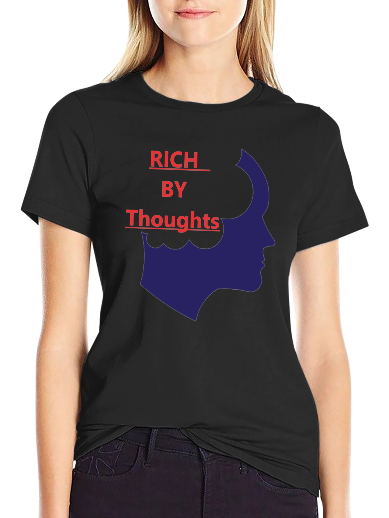 Rich By Thoughts Graphic T-Shirt
