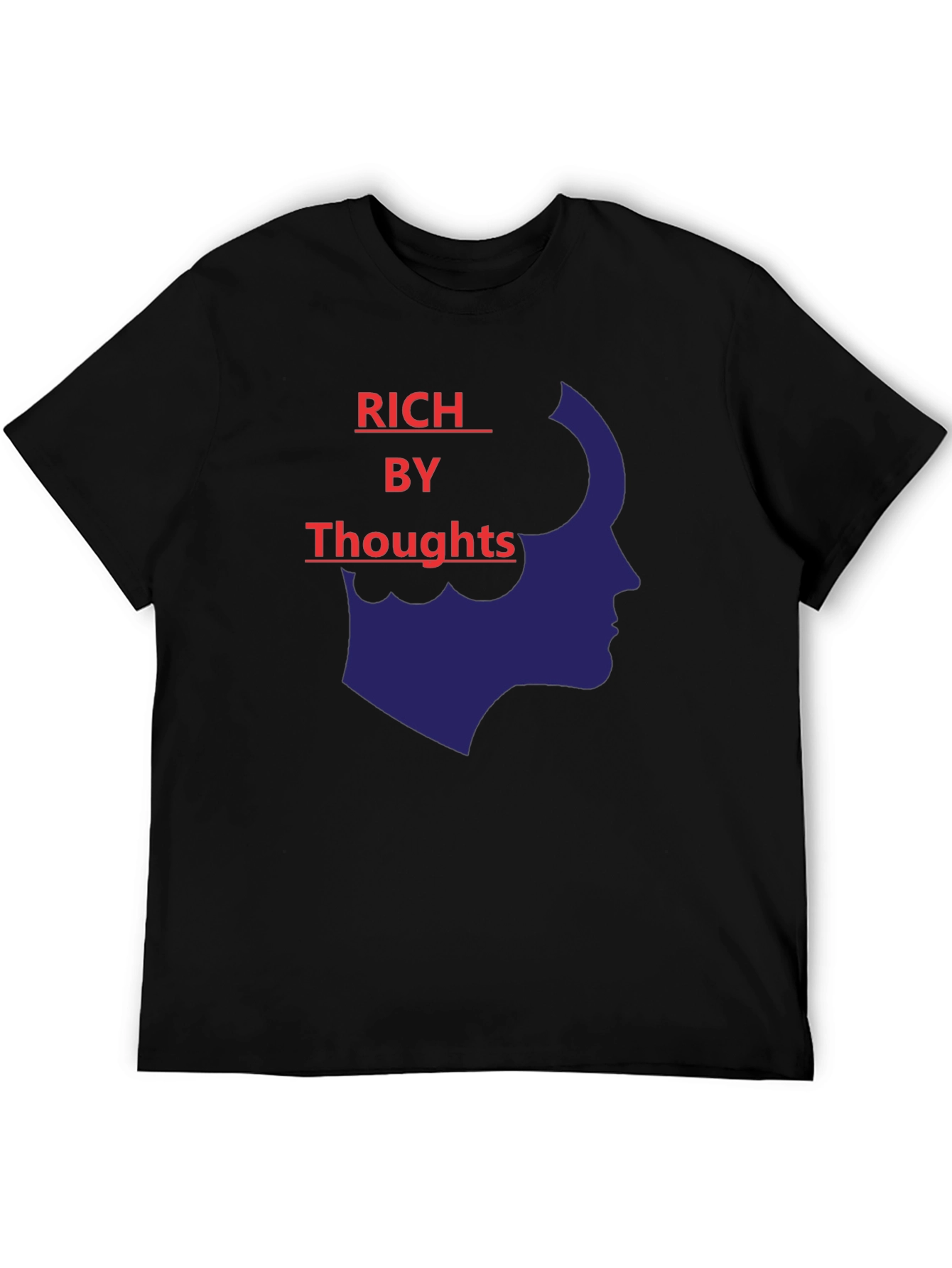 Rich By Thoughts Graphic T-Shirt