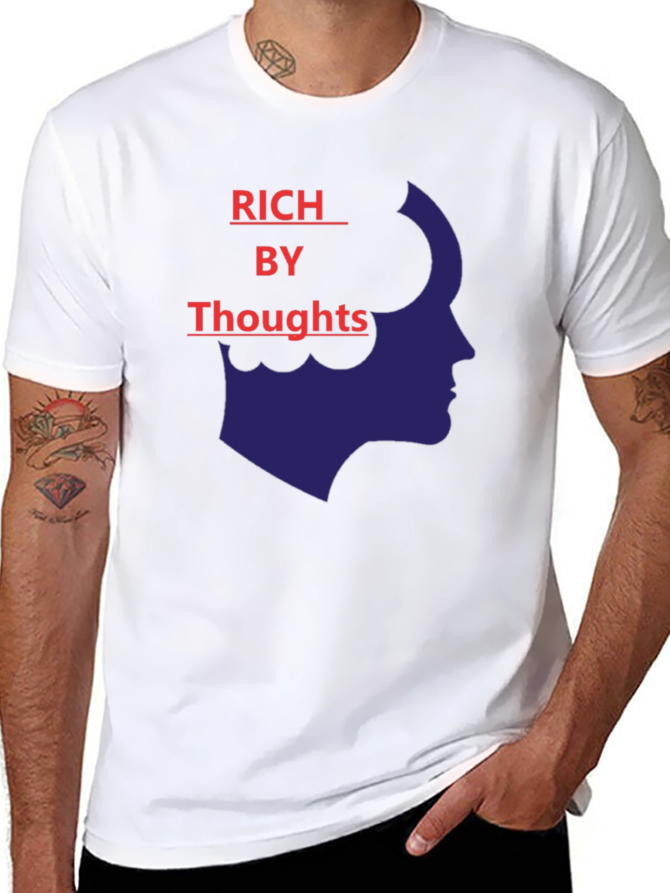 Rich By Thoughts Graphic T-Shirt