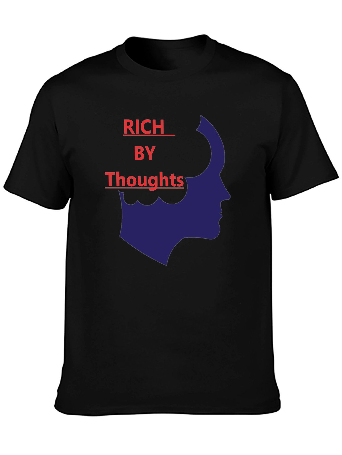Rich By Thoughts Graphic T-Shirt