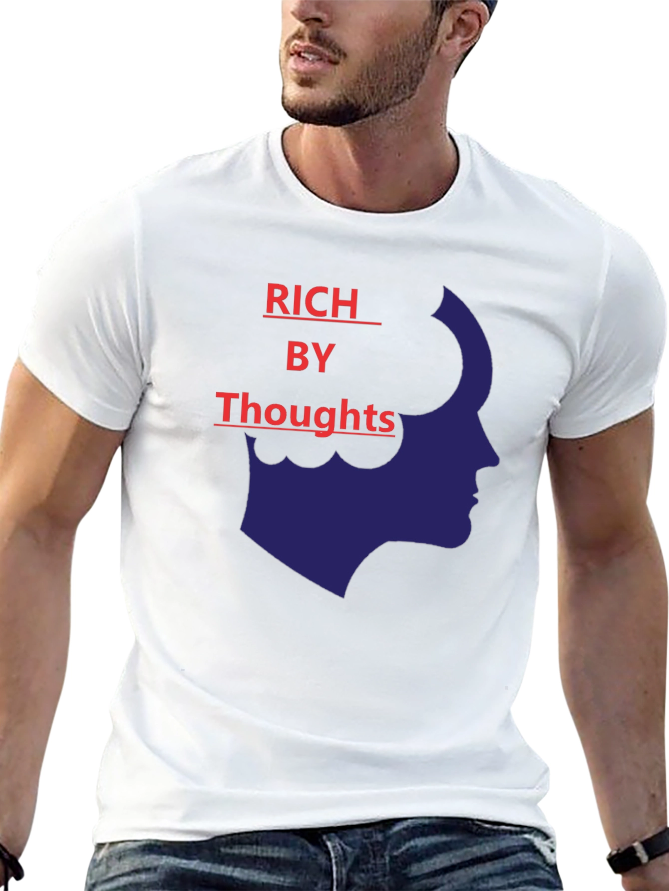 Rich By Thoughts Graphic T-Shirt
