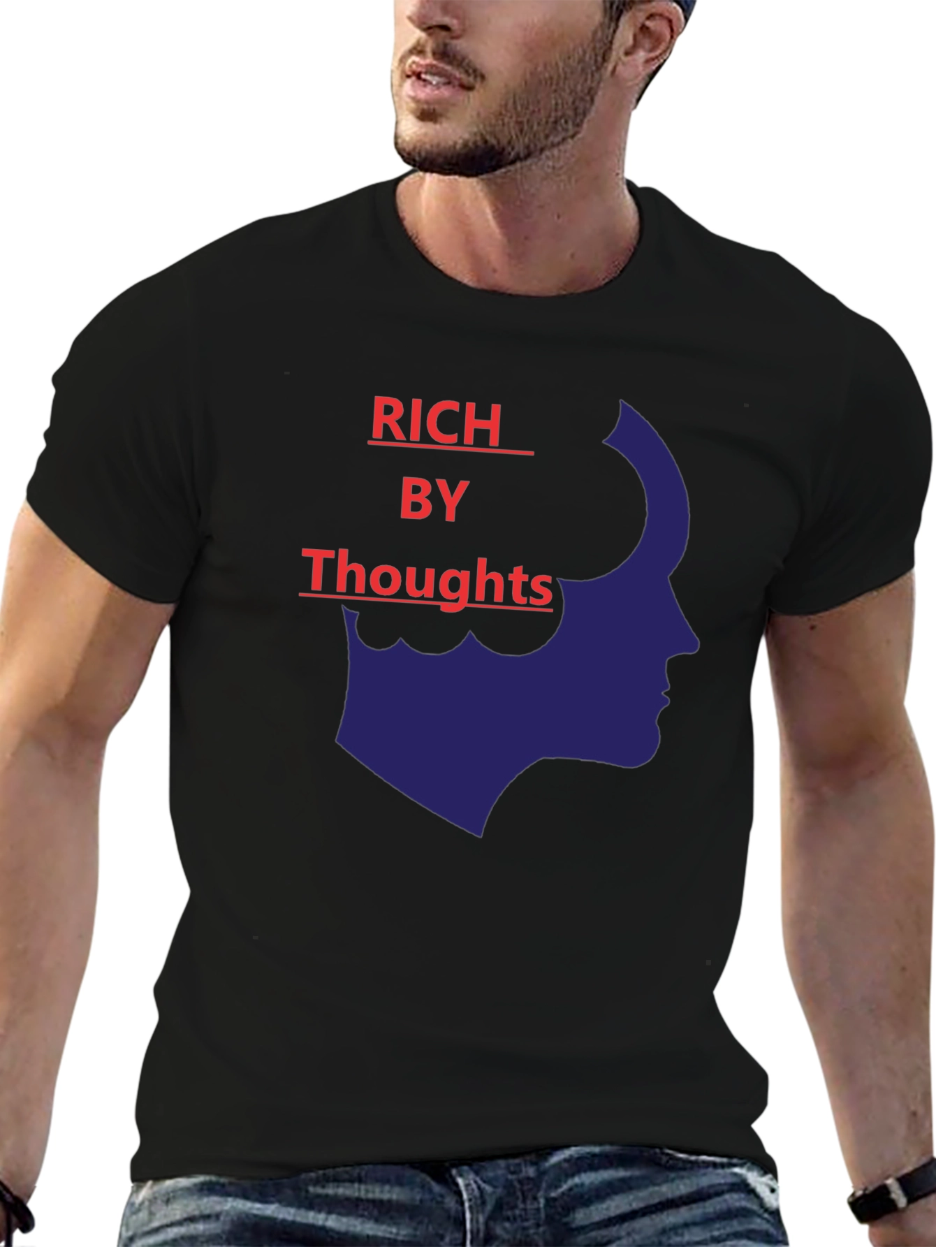 Rich By Thoughts Graphic T-Shirt