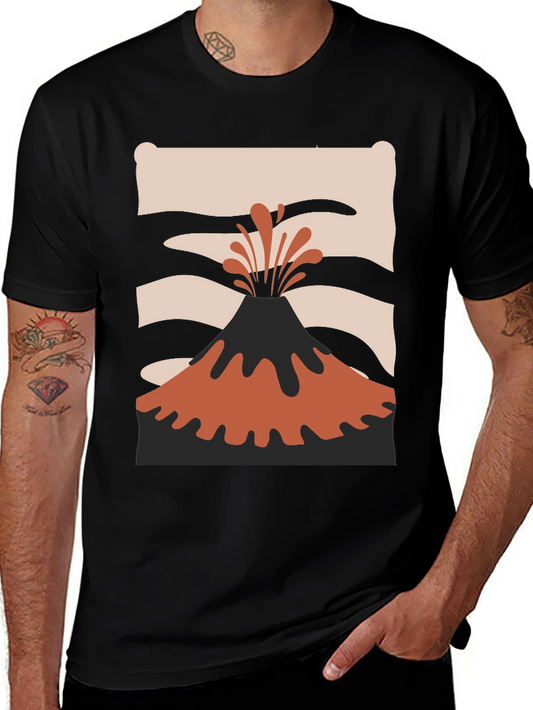 Volcano Graphic Tee - Eruption Style