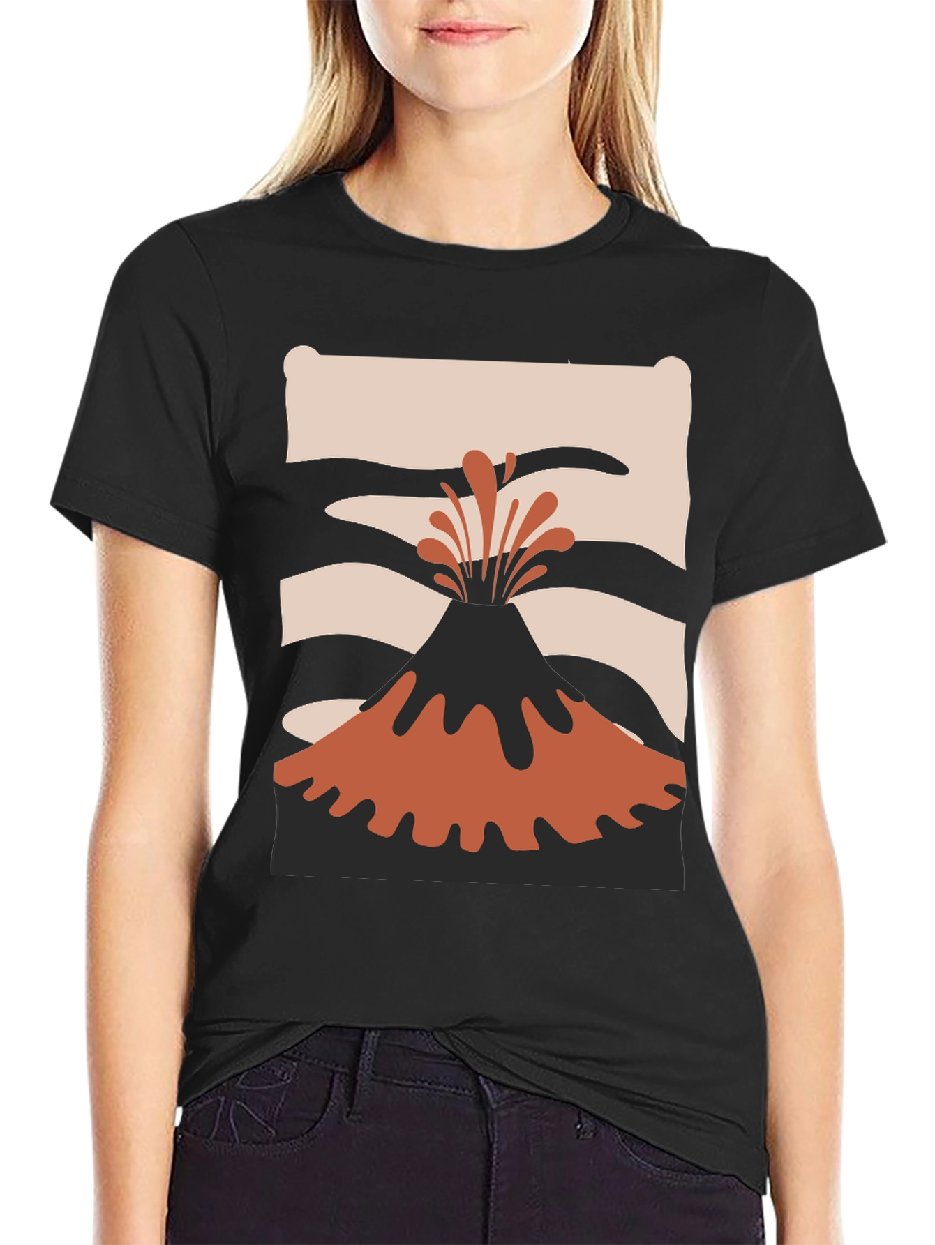 Volcano Graphic Tee - Eruption Style