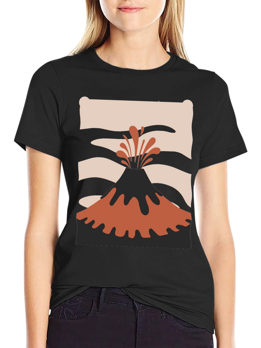 Volcano Graphic Tee - Eruption Style
