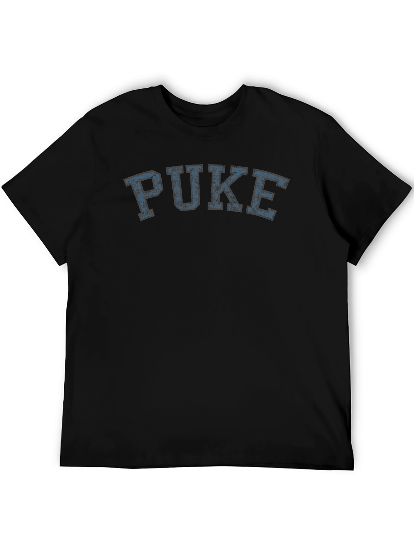 Puke Graphic T-Shirt - Classic Fit Crew Neck