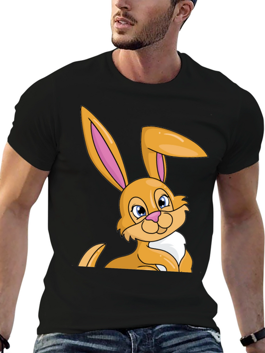 Easter Bunny T-Shirt - Cartoon Rabbit Tee