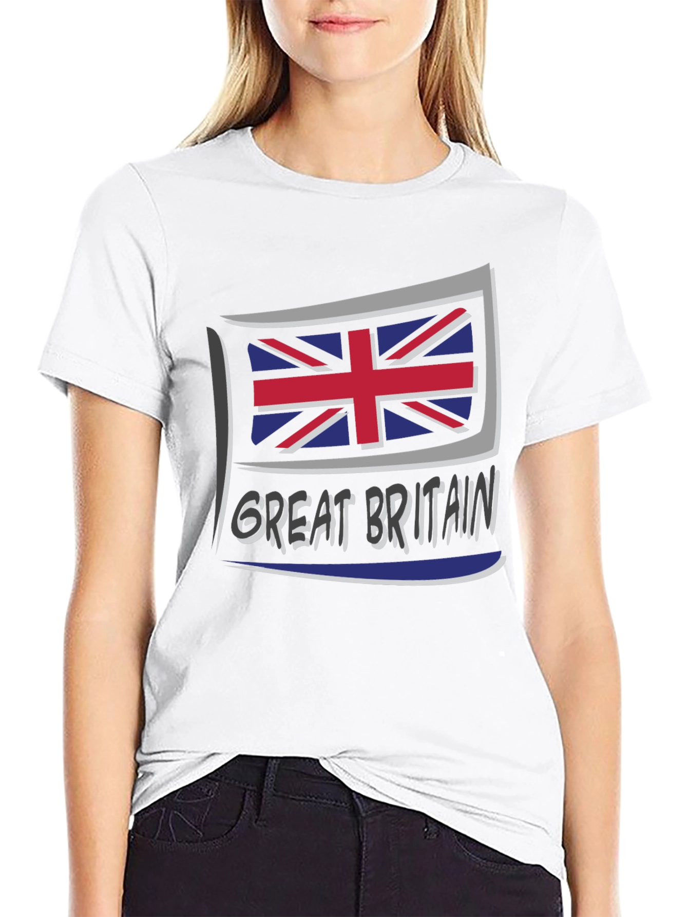 Great Britain Flag Graphic T-Shirt