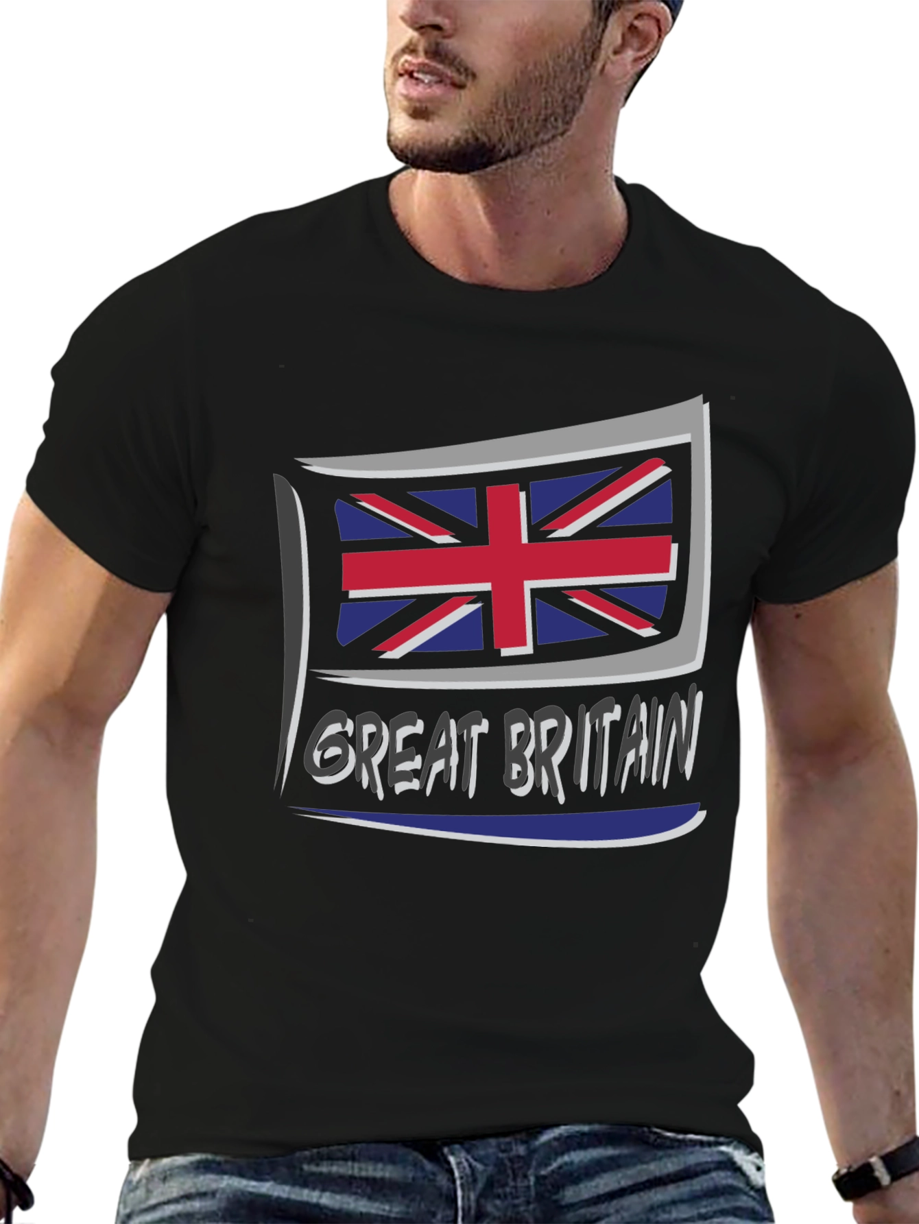 Great Britain Flag Graphic T-Shirt