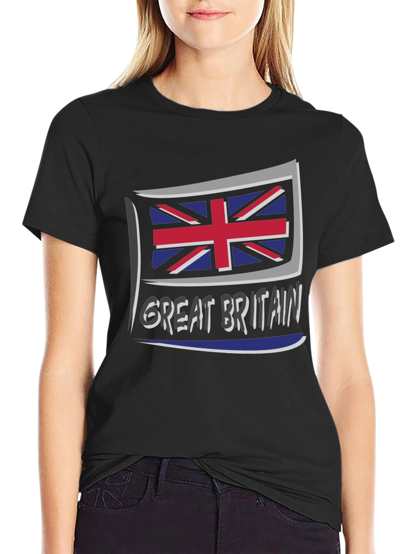 Great Britain Flag Graphic T-Shirt