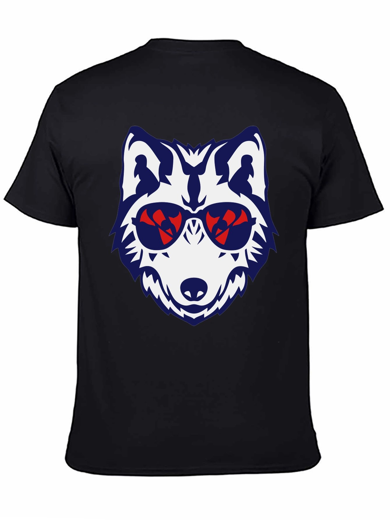 Cool Wolf Graphic T-Shirt - Unisex Black Tee