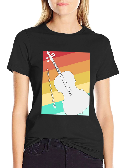 Retro Cello T-Shirt - Musicians Fashion