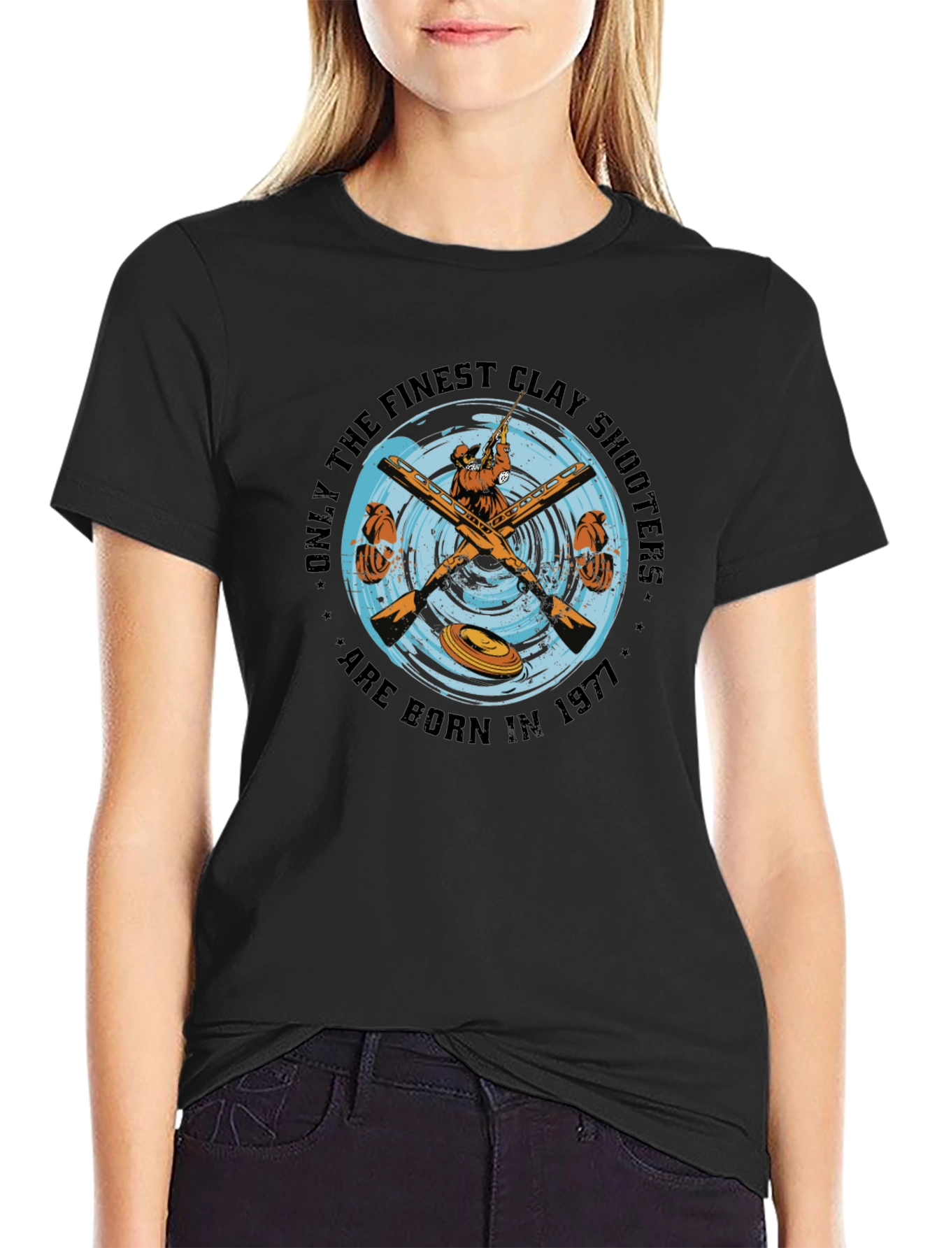 Finest Clay Shooters Born in 1977 T-Shirt